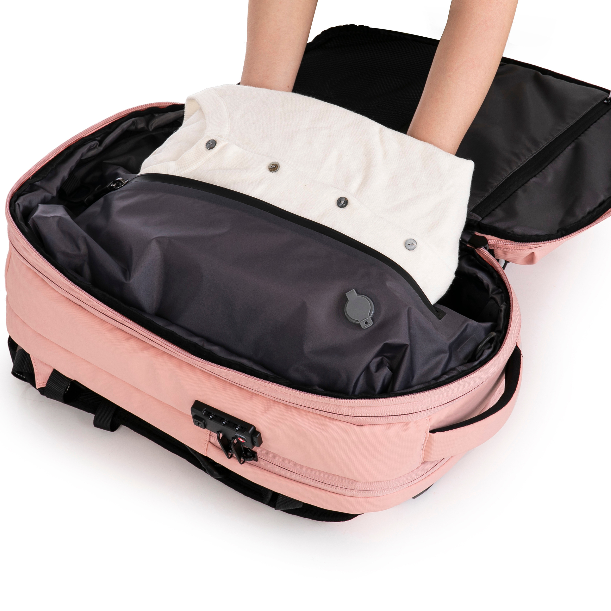 Mochila Compresible V2 – Con o sin bomba, bolsa de compresión incluida