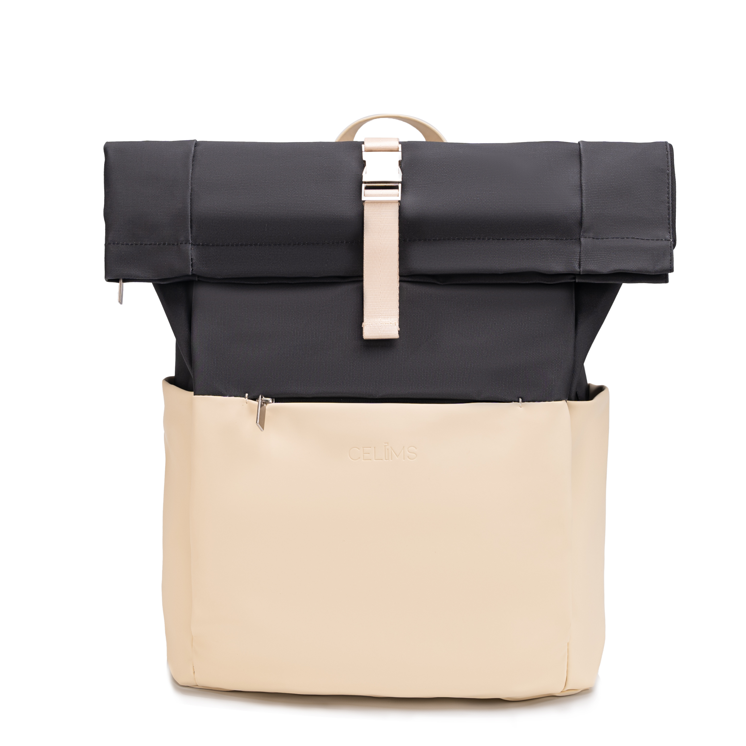 Mochila enrollable CELIMS - Equipaje de mano 40x30x20cm - Impermeable y ultrarresistente - Arena