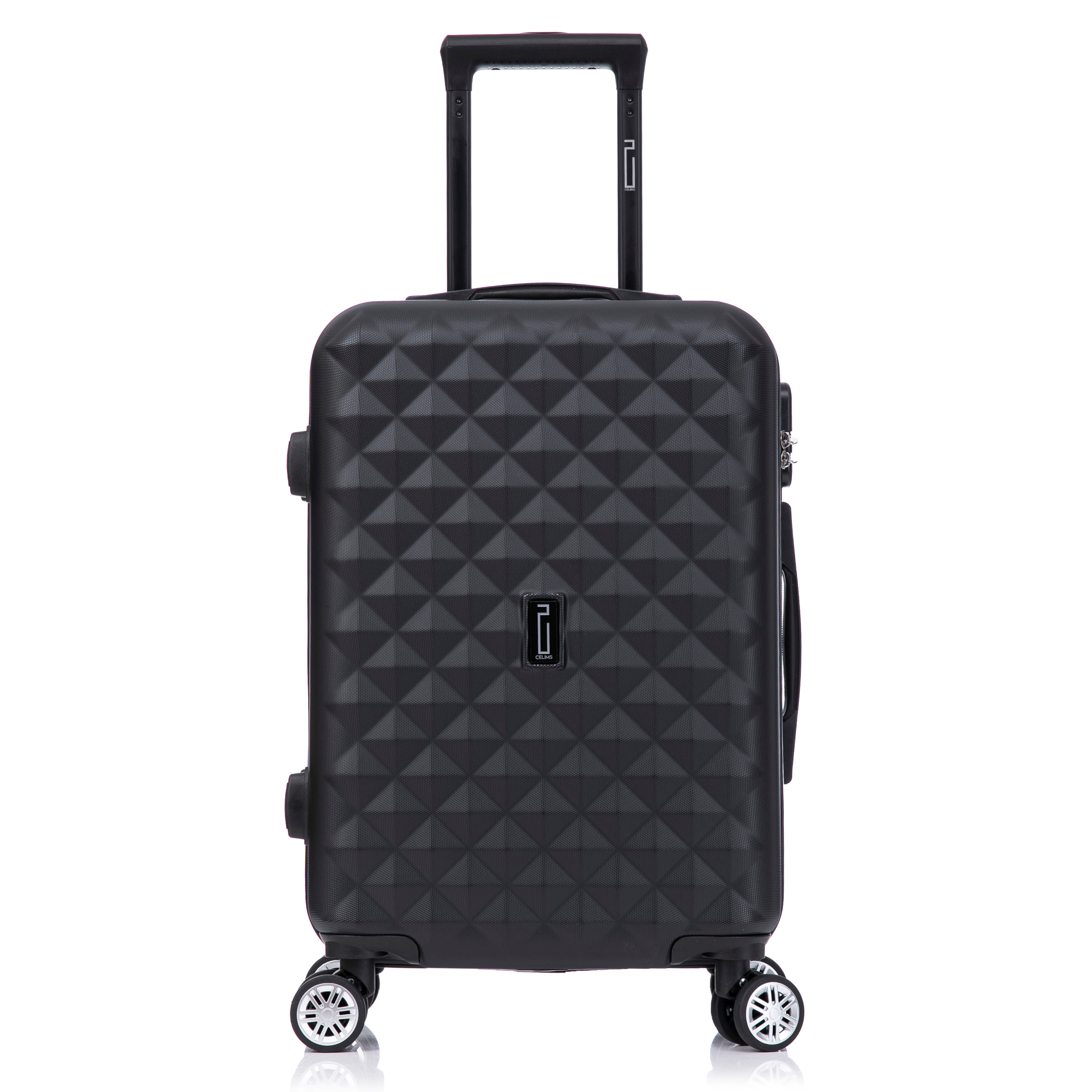 Juego de maletas urbanas de 6 piezas | Maleta de cabina | Maleta Mediana | Maleta grande | 2x tocador – Negro