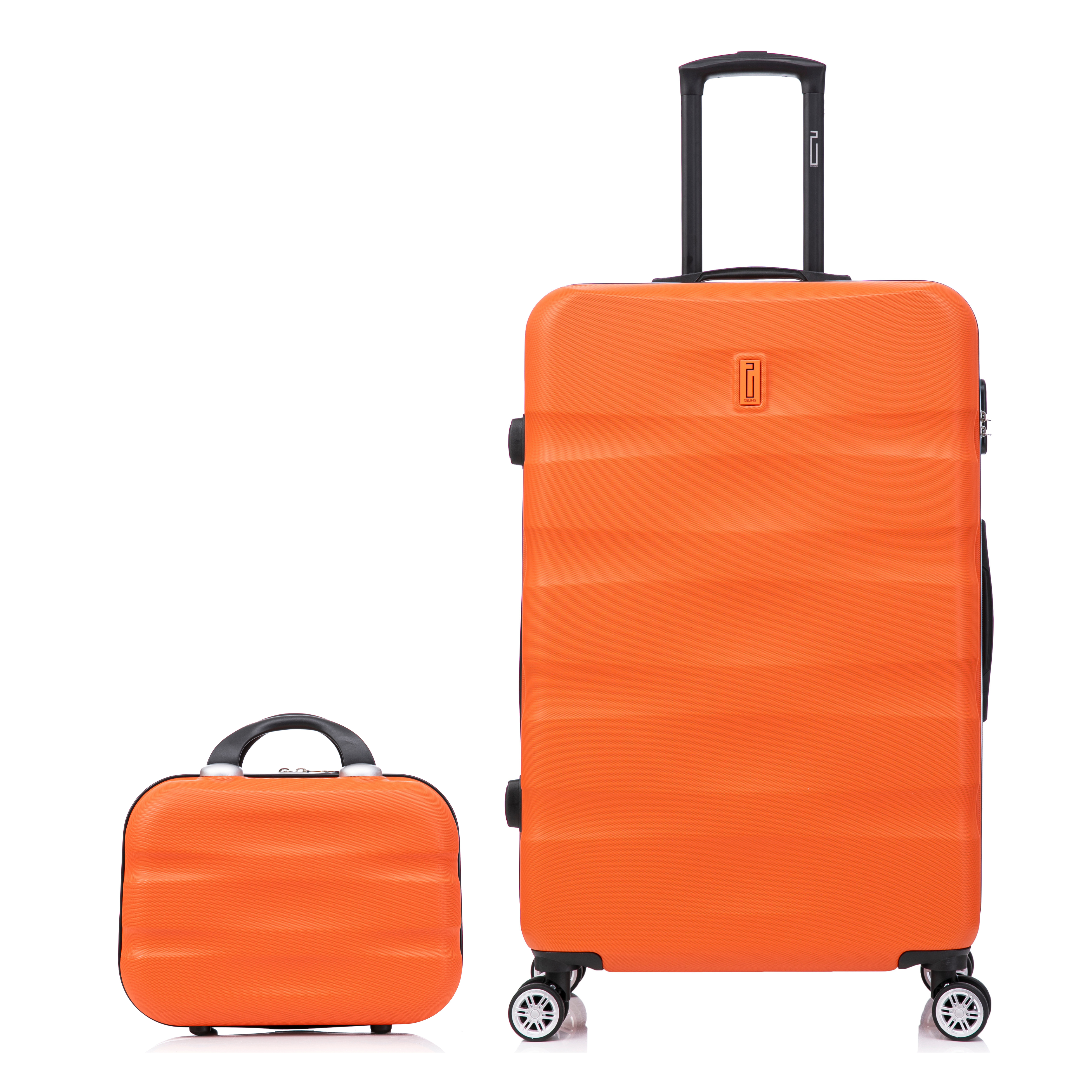 Juego de maletas de 5 piezas AeroWave | Maleta de cabina | Maleta Mediana | Maleta grande | 2x Tocador – Azul