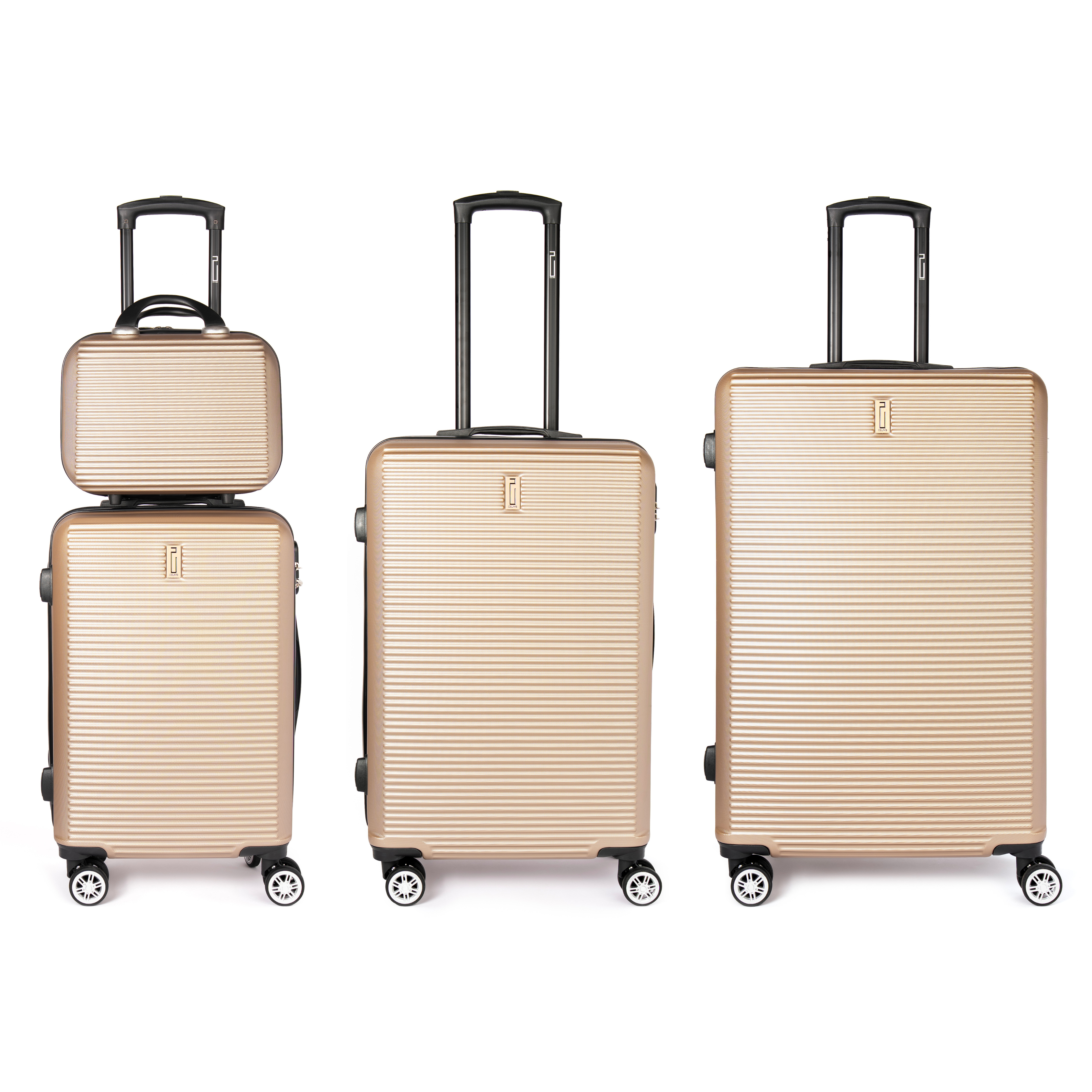 4-piece Weekend suitcase set (cabin, medium, large + vanity)