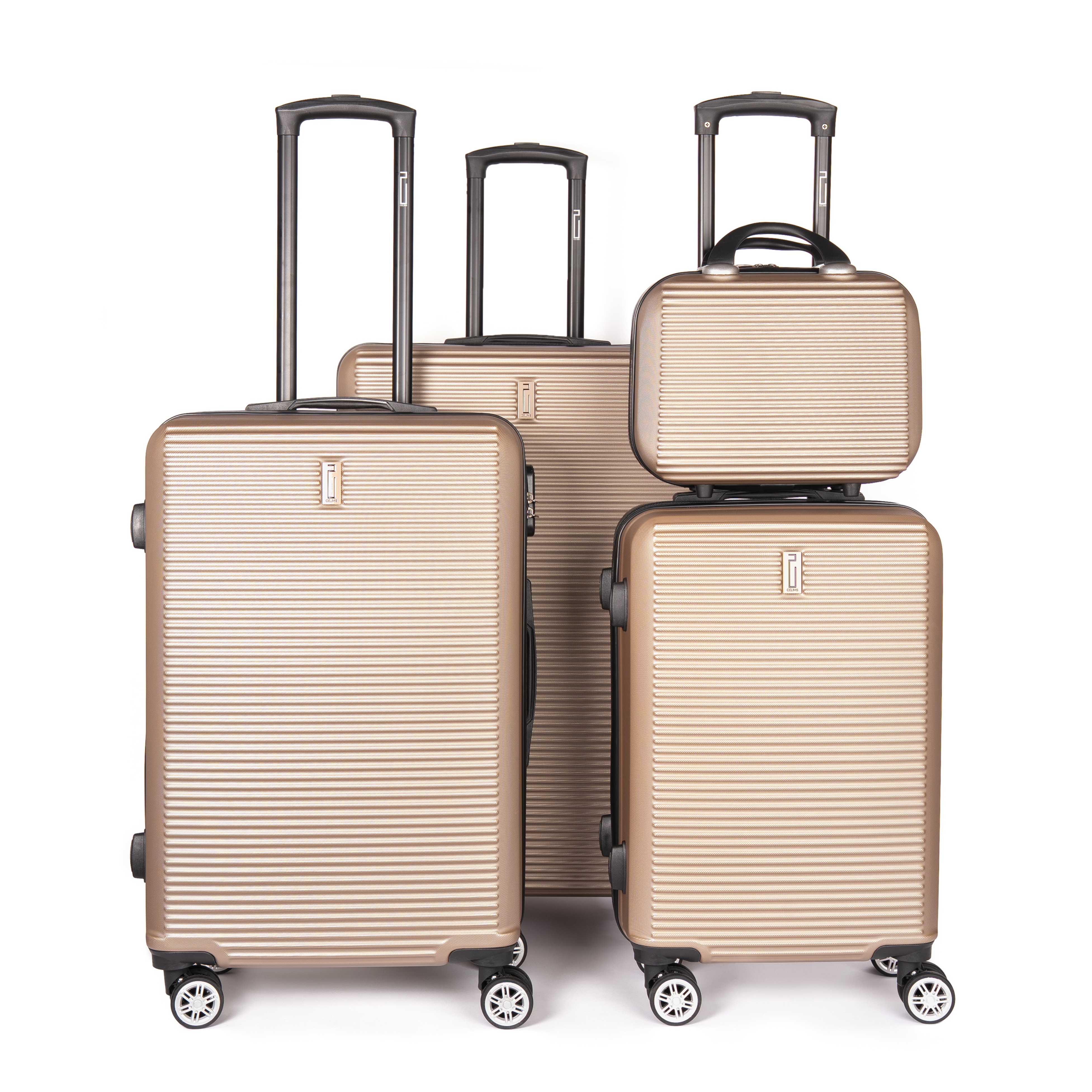 4-piece Weekend suitcase set (cabin, medium, large + vanity)