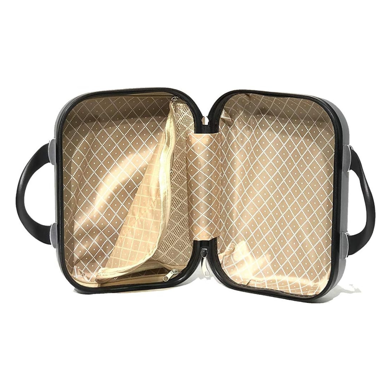Valise Cabine avec Vanity Urban | Bagage Cabine | 55x40x20 | Argent - Celims France