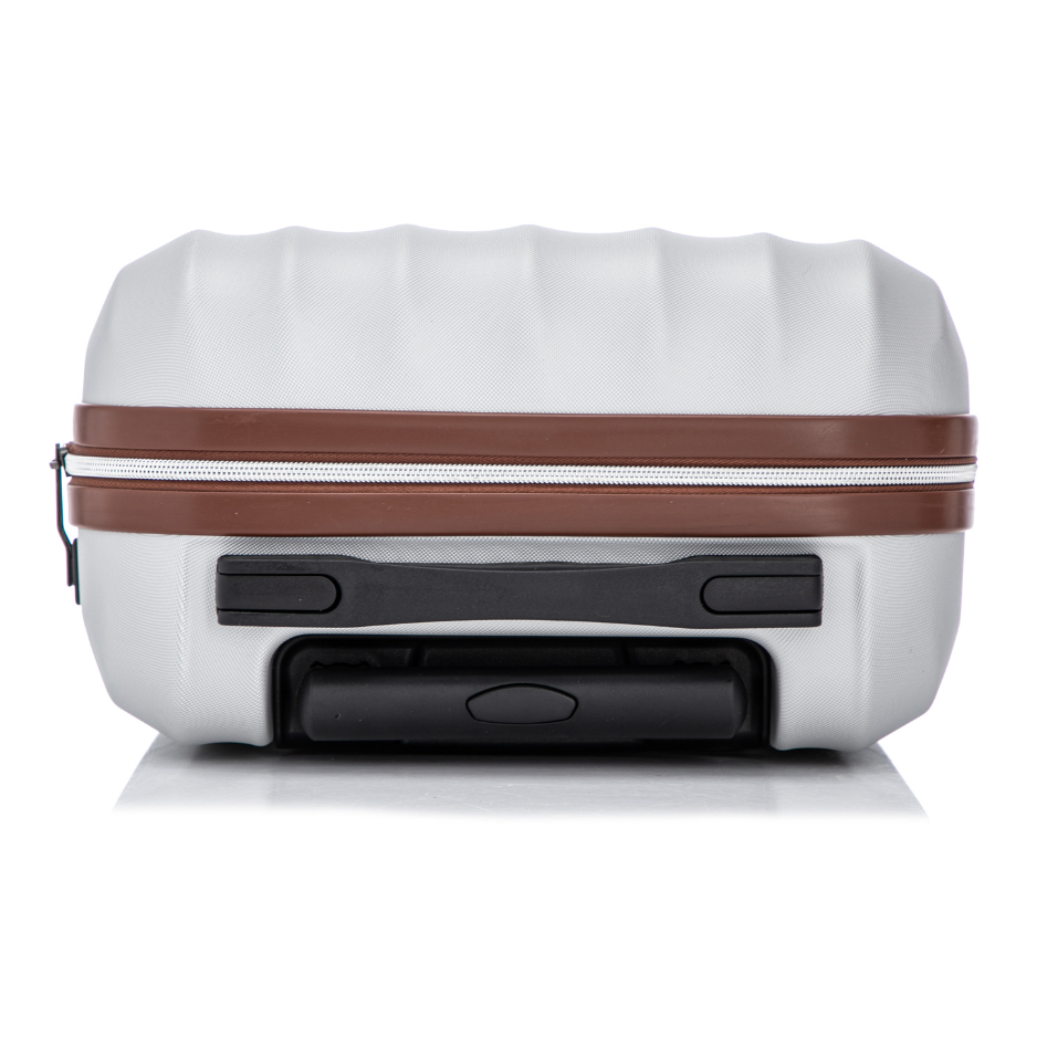Valise Cabine Easyjet | 45x36x20 | Argent Sterling | ABS