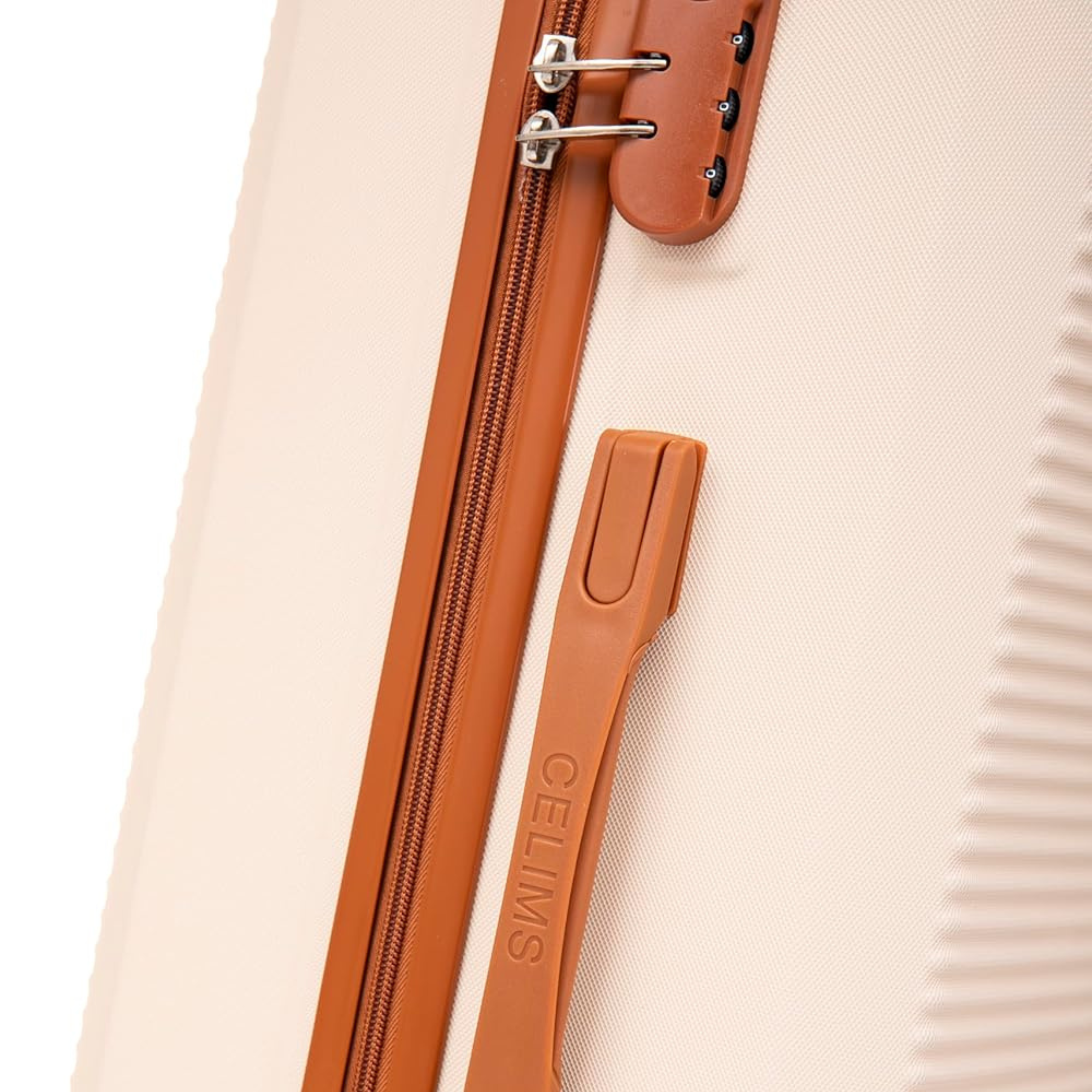 5-teiliges Wochenendkoffer-Set | Kabinenkoffer | Mittlerer Koffer | Großer Koffer | 2x Schminktisch – Orange