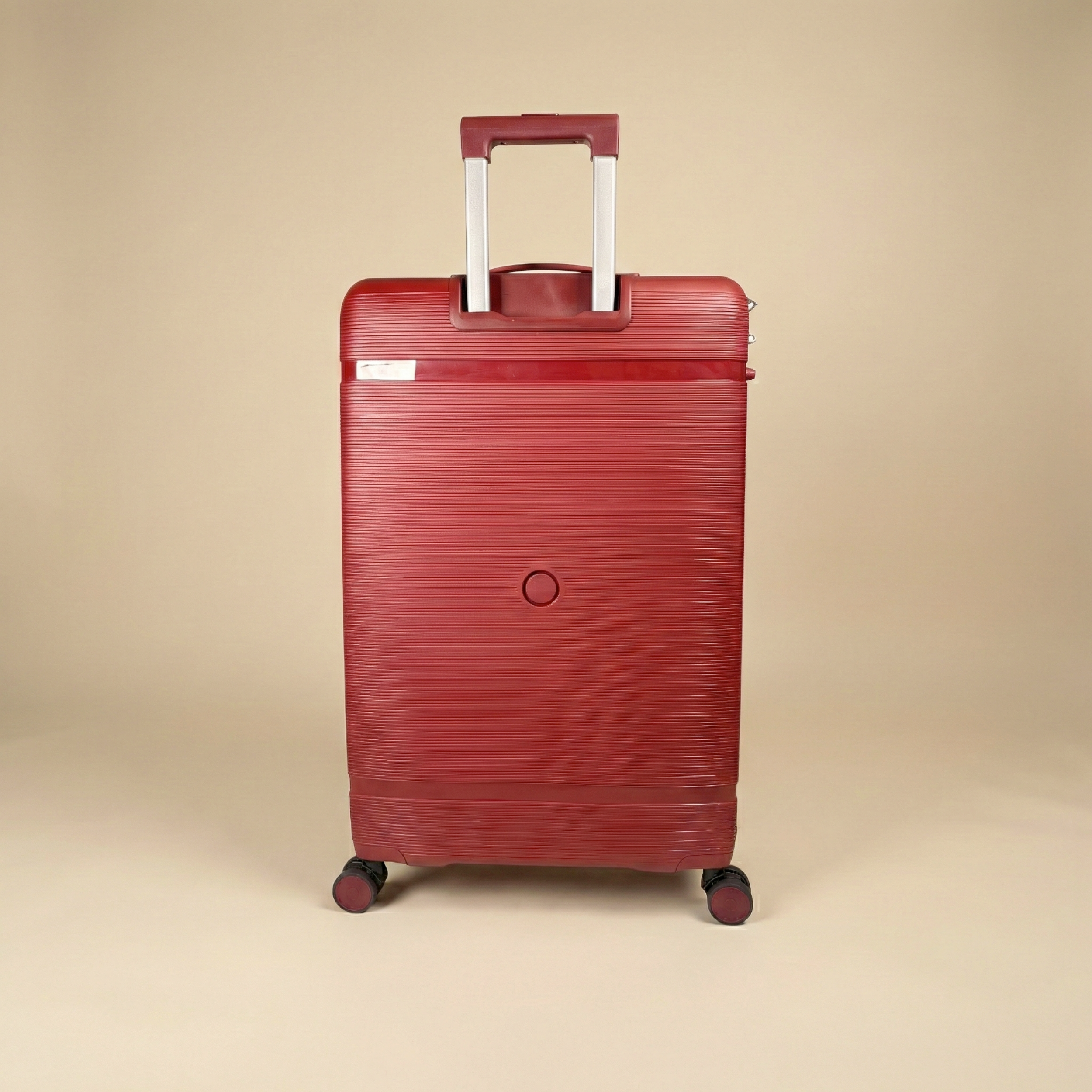 Juego de 3 Maletas – Polipropileno (XL-75cm) (L-65cm) (S-55cm) – Rojo