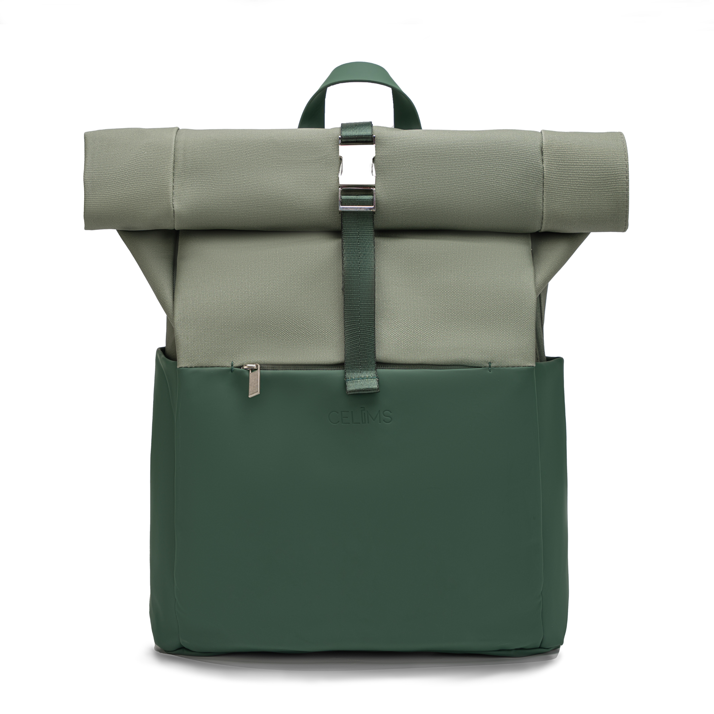 Sac à dos Roll-Top CELIMS - Bagage à Main 40x30x20cm - Imperméable & Ultra-Résitant - Rose