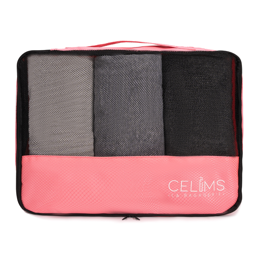 PACKING CUBE – Cube de Rangement Valise – Organisateur Bagage Voyage Léger et Pliable – Accessoire de Voyage