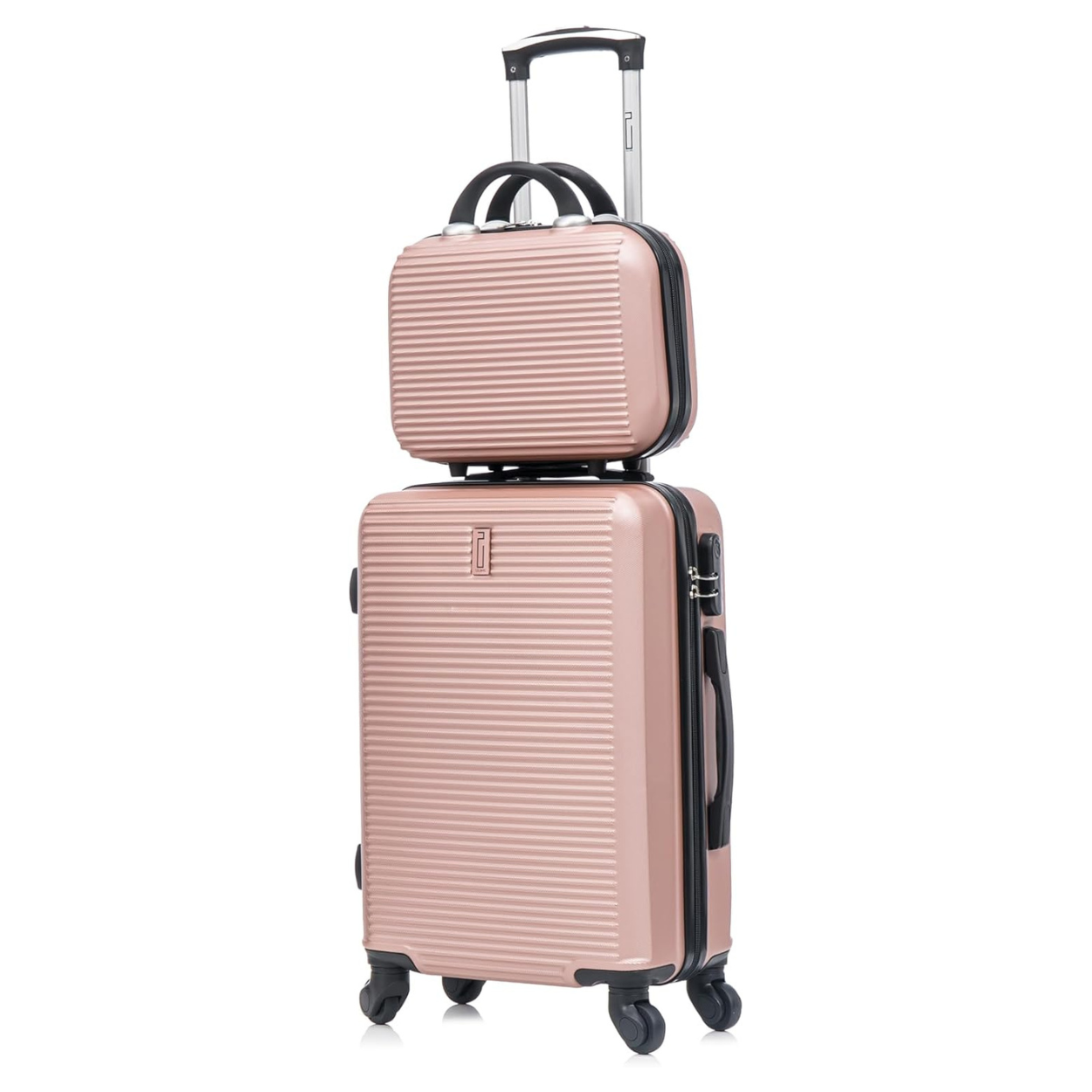 Valise Cabine avec Vanity Week-end | Bagage Cabine | 55x35x25 | Rose Gold - Celims France