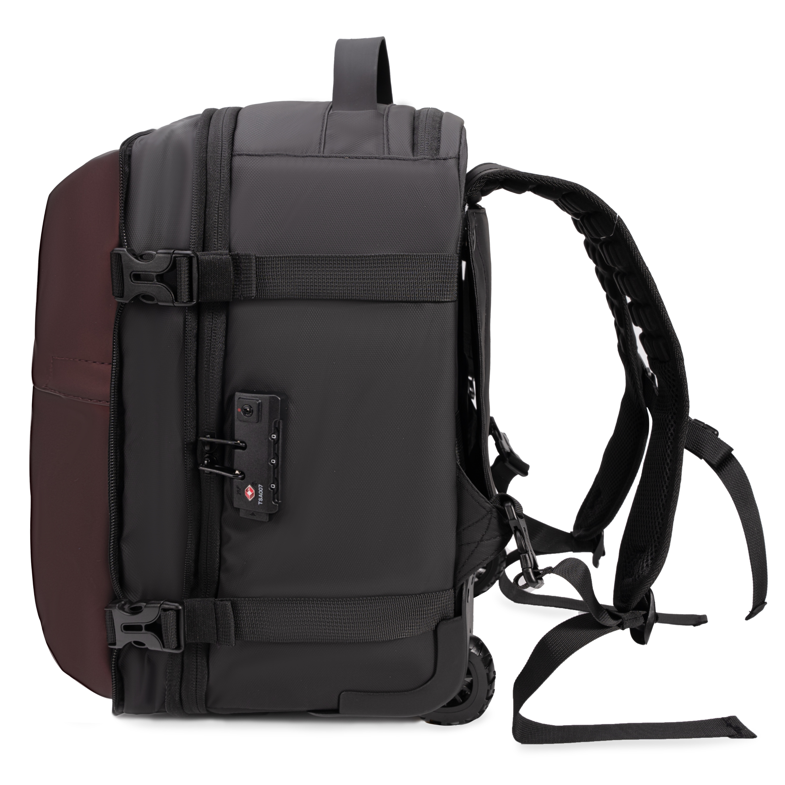 AirPlus Trolley – Sac à Dos Sous Vide 40x30x20 CELIMS avec Roues - Bagage à Main - Imperméable - Compartiment Ordinateur Amovible