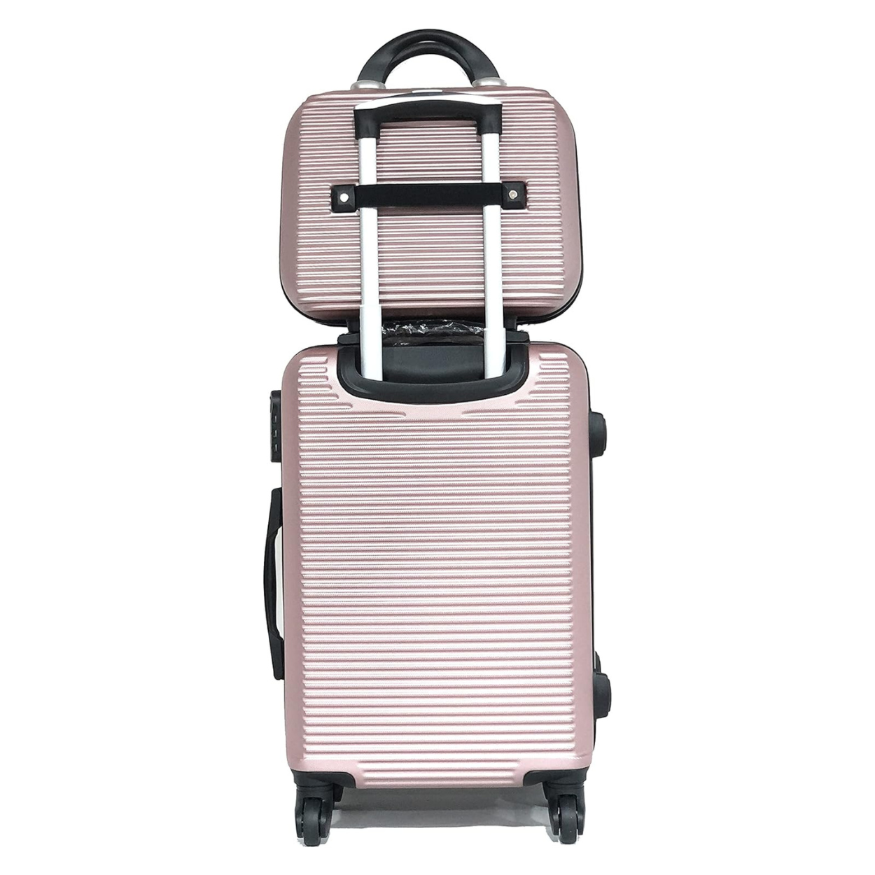 Valise Cabine avec Vanity Week-end | Bagage Cabine | 55x35x25 | Rose Gold - Celims France