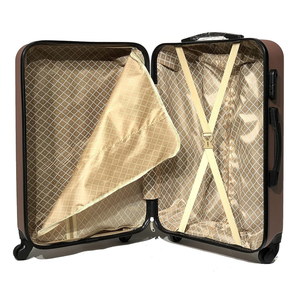 Valise Moyenne avec Vanity Urban | Valise Rigide | 65x40x25 | Rose Gold - Celims France