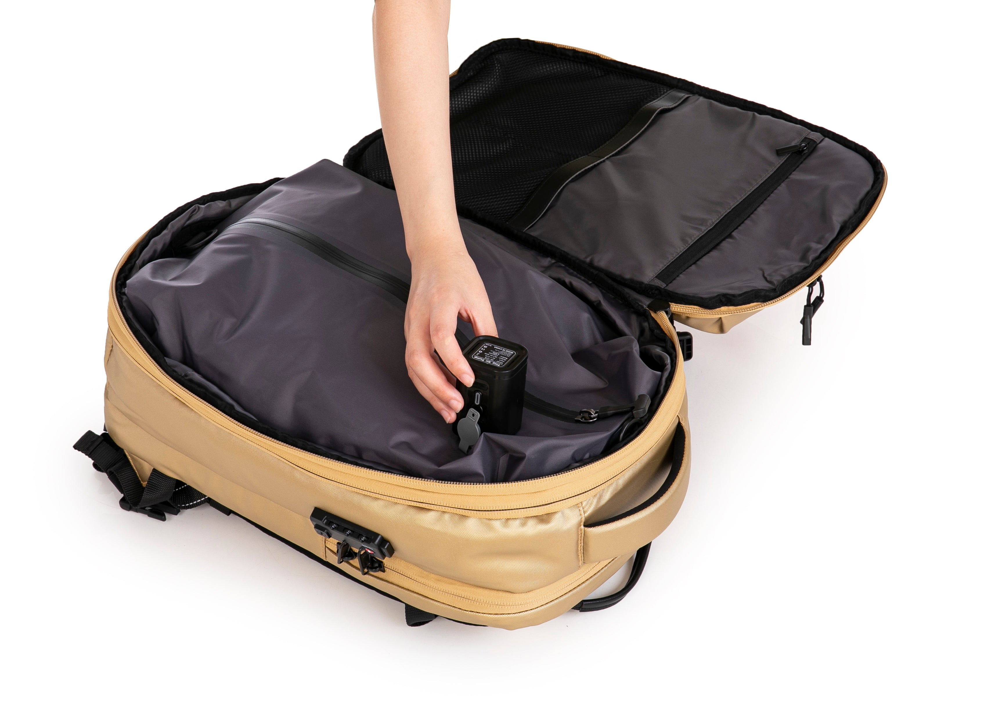 Vakuumkomprimierbarer Rucksack – Mit oder ohne Pumpe