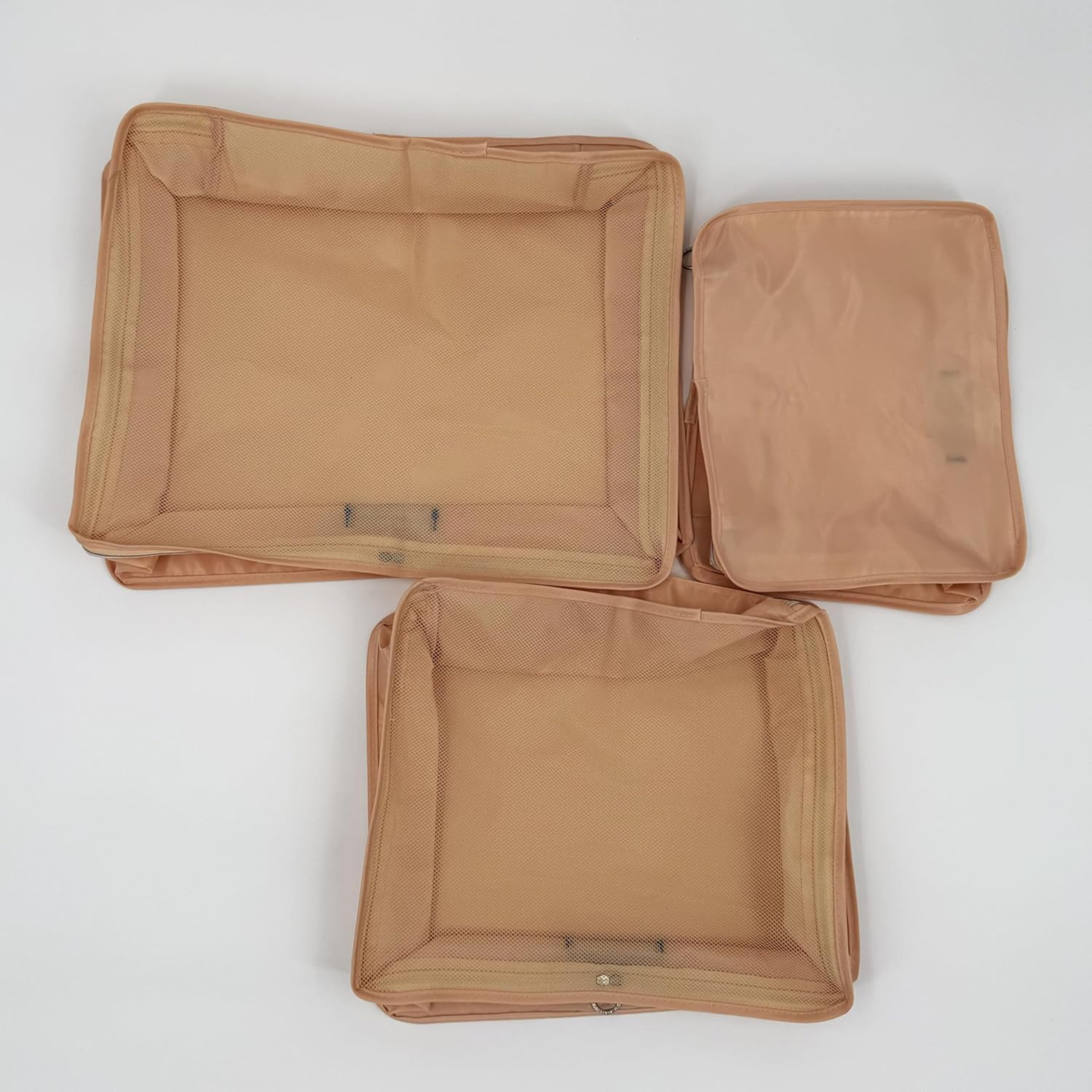 Organisateurs de Voyage | Lot de 6 pièces | Organiseurs de Bagage | Cubes de Rangement Valise Légers et Résistants Rose
