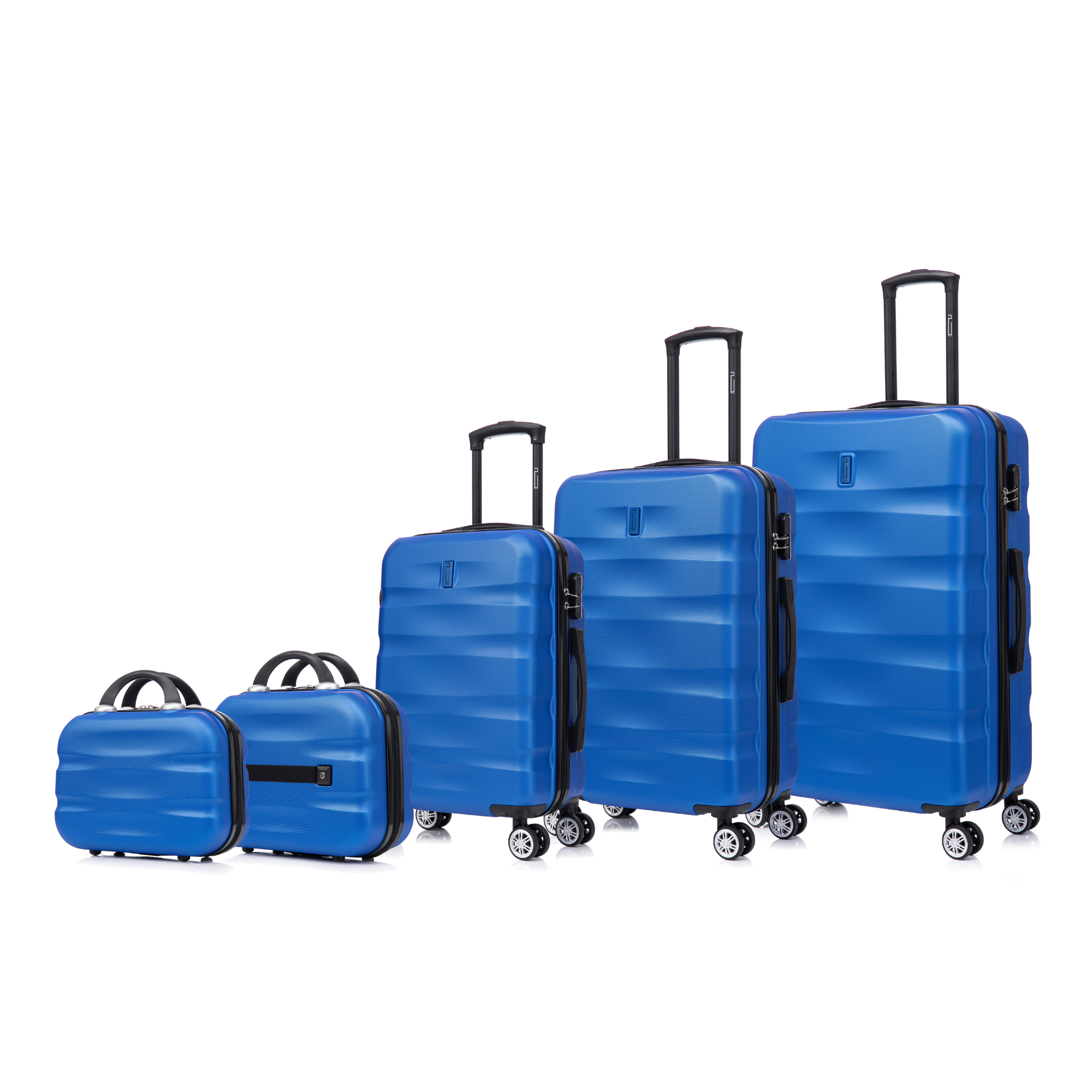 SET - Juego de 5 maletas - ABS (XL-75cm) (L-65cm) (S-55cm)