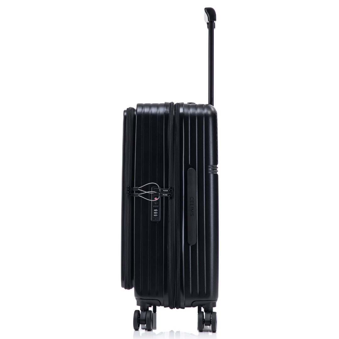 Valise Cabine 58 cm ABS – Front Opening - Extensible & Serrure TSA