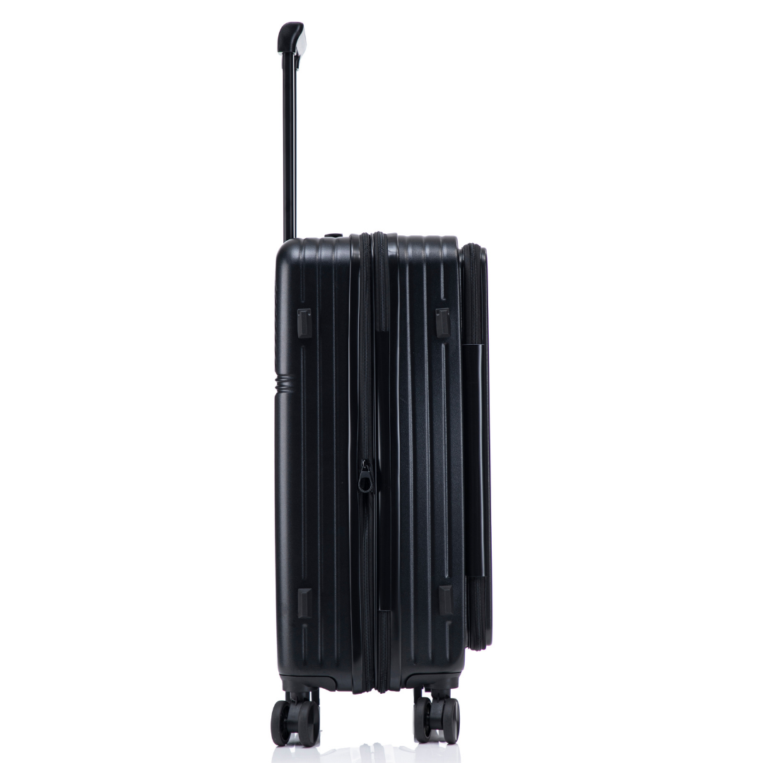 Valise Cabine 58 cm ABS – Front Opening - Extensible & Serrure TSA