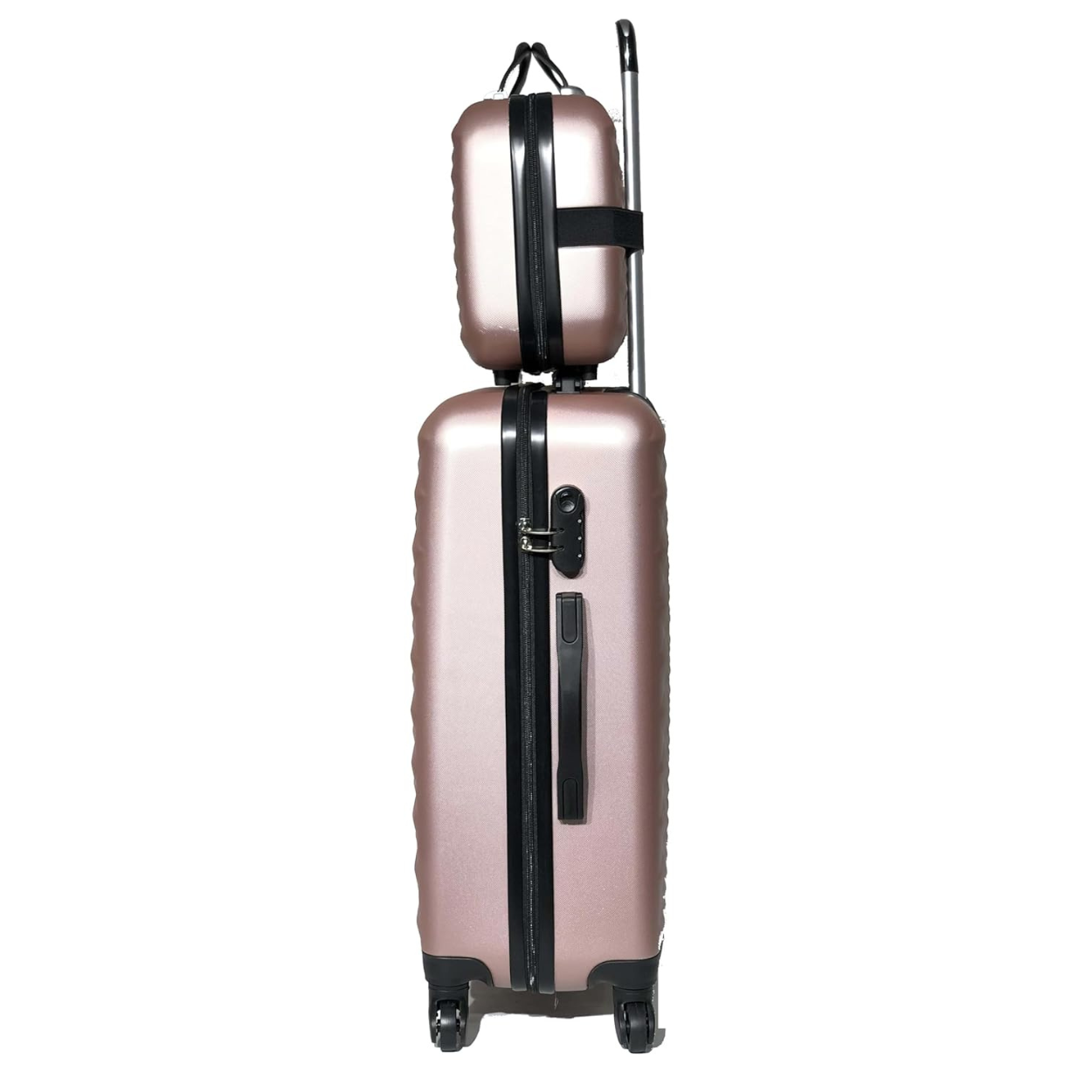 Valise Moyenne avec Vanity Urban | Valise Rigide | 65x40x25 | Rose Gold - Celims France