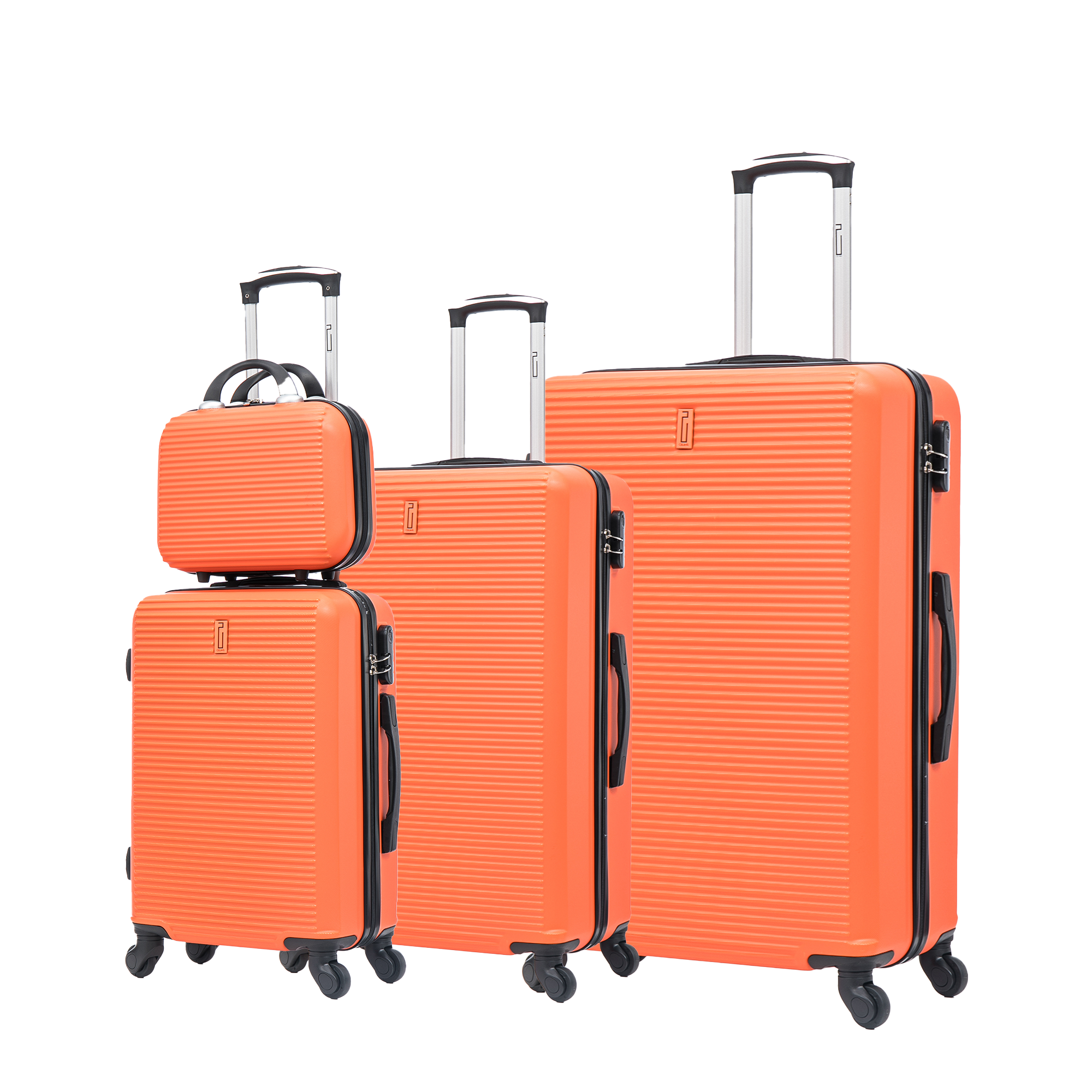 4-piece Weekend suitcase set (cabin, medium, large + vanity)