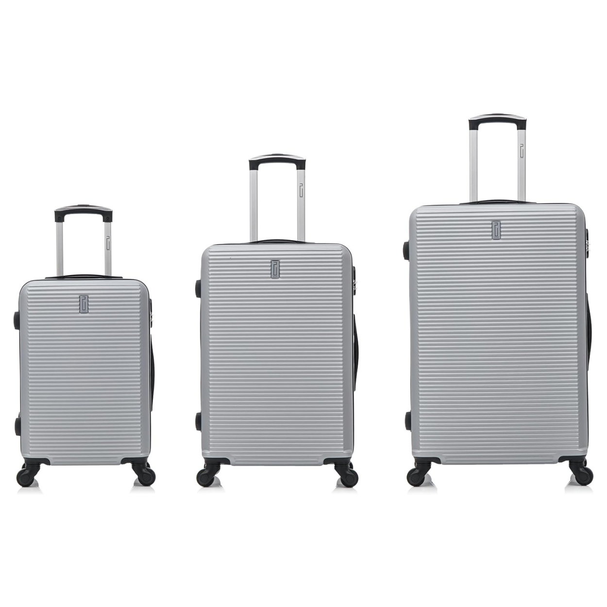 Set De Valise 3 pièces Week-end – Valise Cabine | Valise Moyenne | Valise Grande – Gris - Celims France