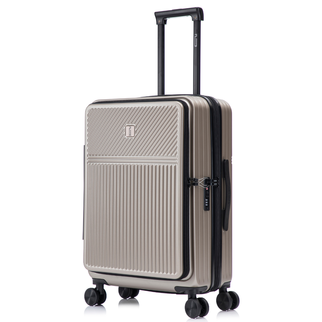 Valise Soute L (65 cm) ABS – Front Opening - Extensible & Serrure TSA