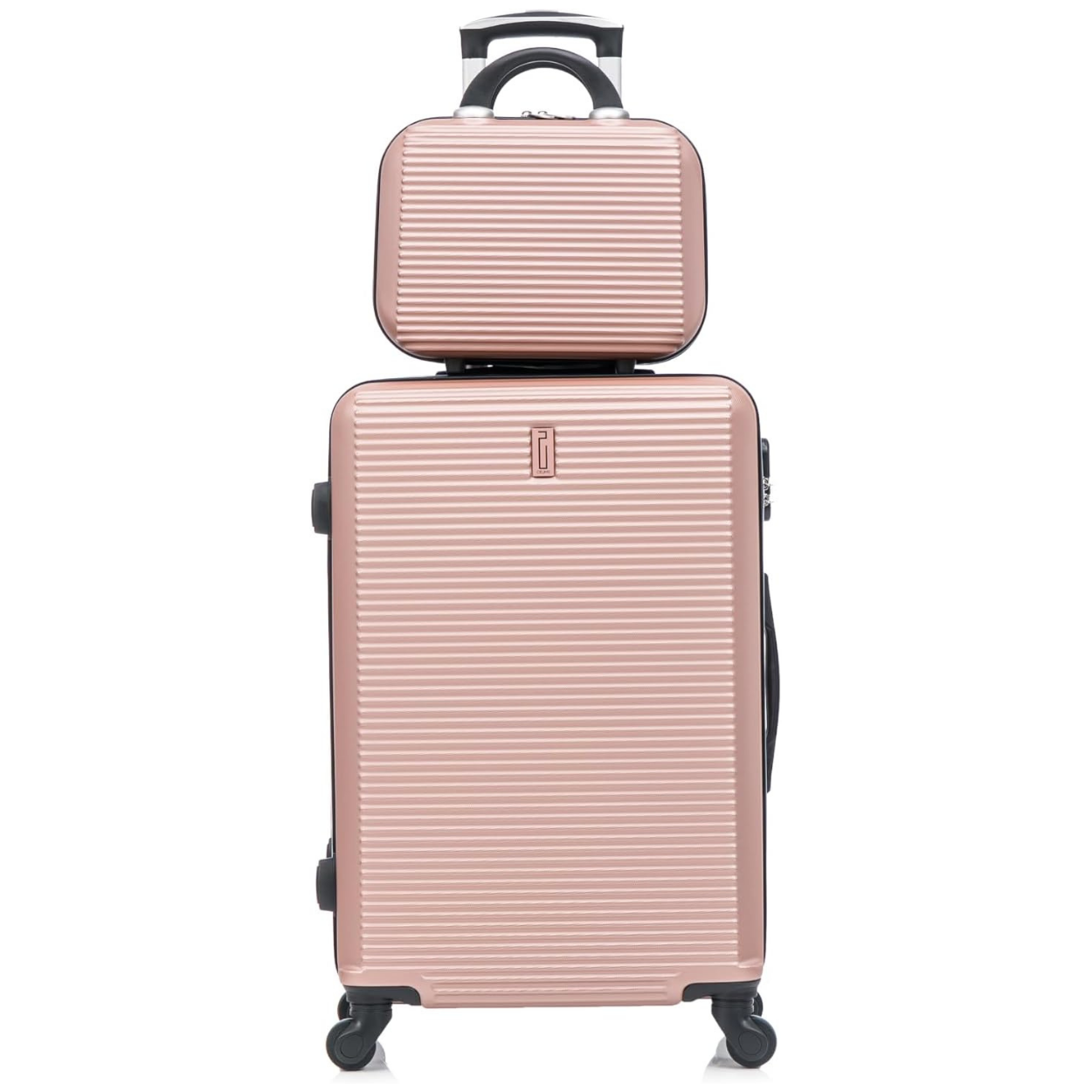 Set De Valise 5 pièces Week-end | Valise Cabine | Valise Moyenne | Valise Grande | 2x Vanity – Rose Gold - Celims France