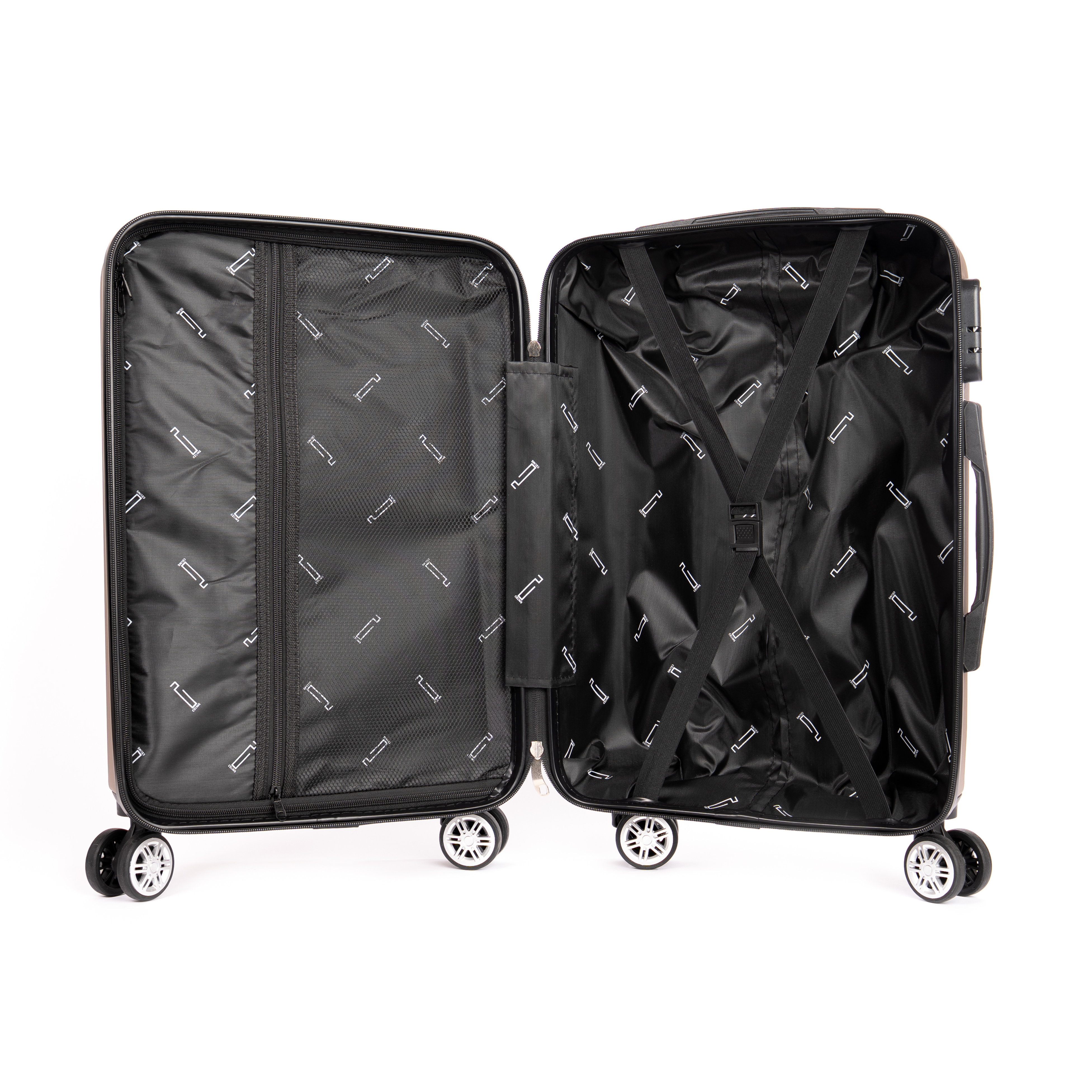 4-piece Weekend suitcase set (cabin, medium, large + vanity)