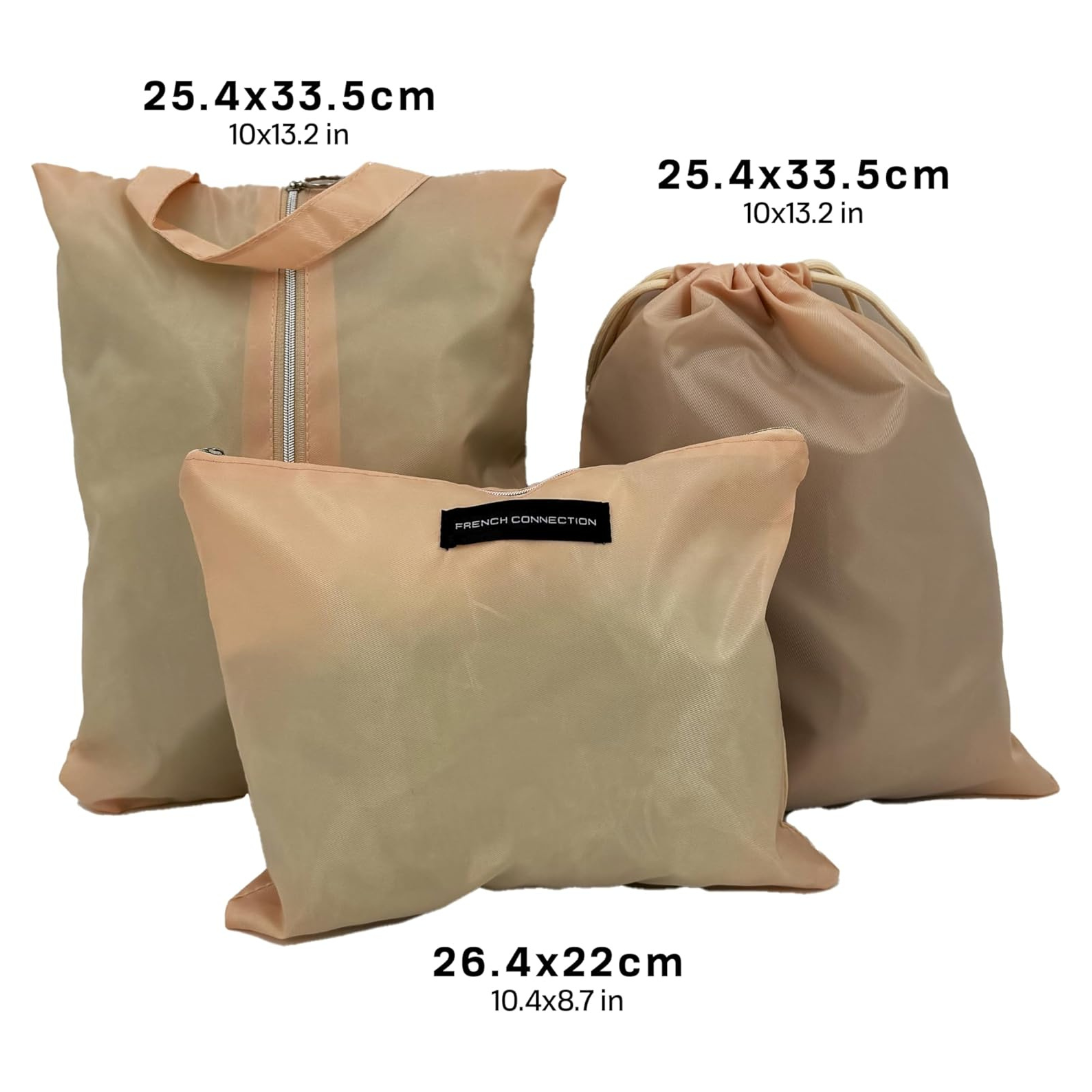 Organisateurs de Voyage | Lot de 6 pièces | Organiseurs de Bagage | Cubes de Rangement Valise Légers et Résistants Rose