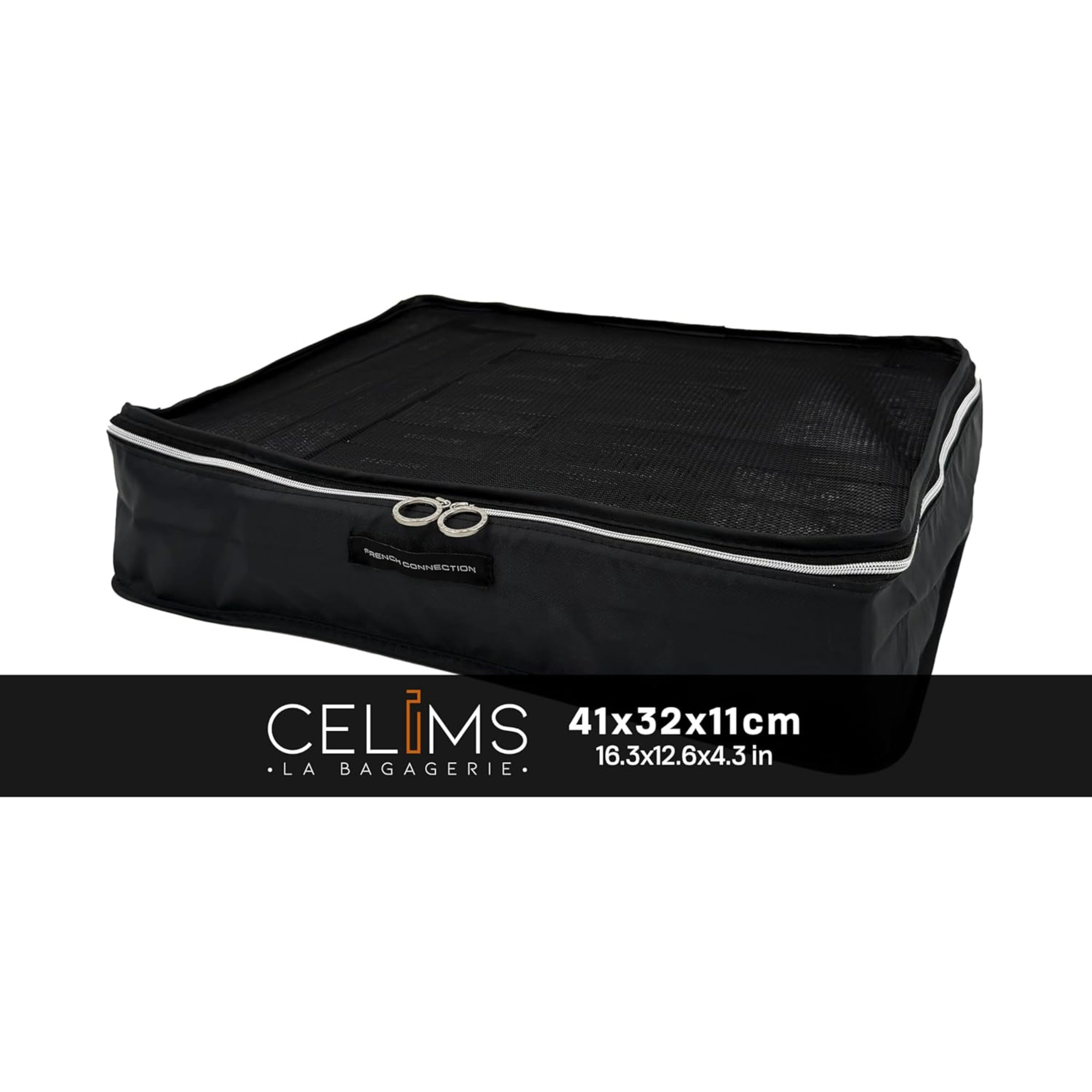 Travel Organizers | Set of 6 pieces | Luggage Organizers | Lightweight and Durable Luggage Storage Cubes Black