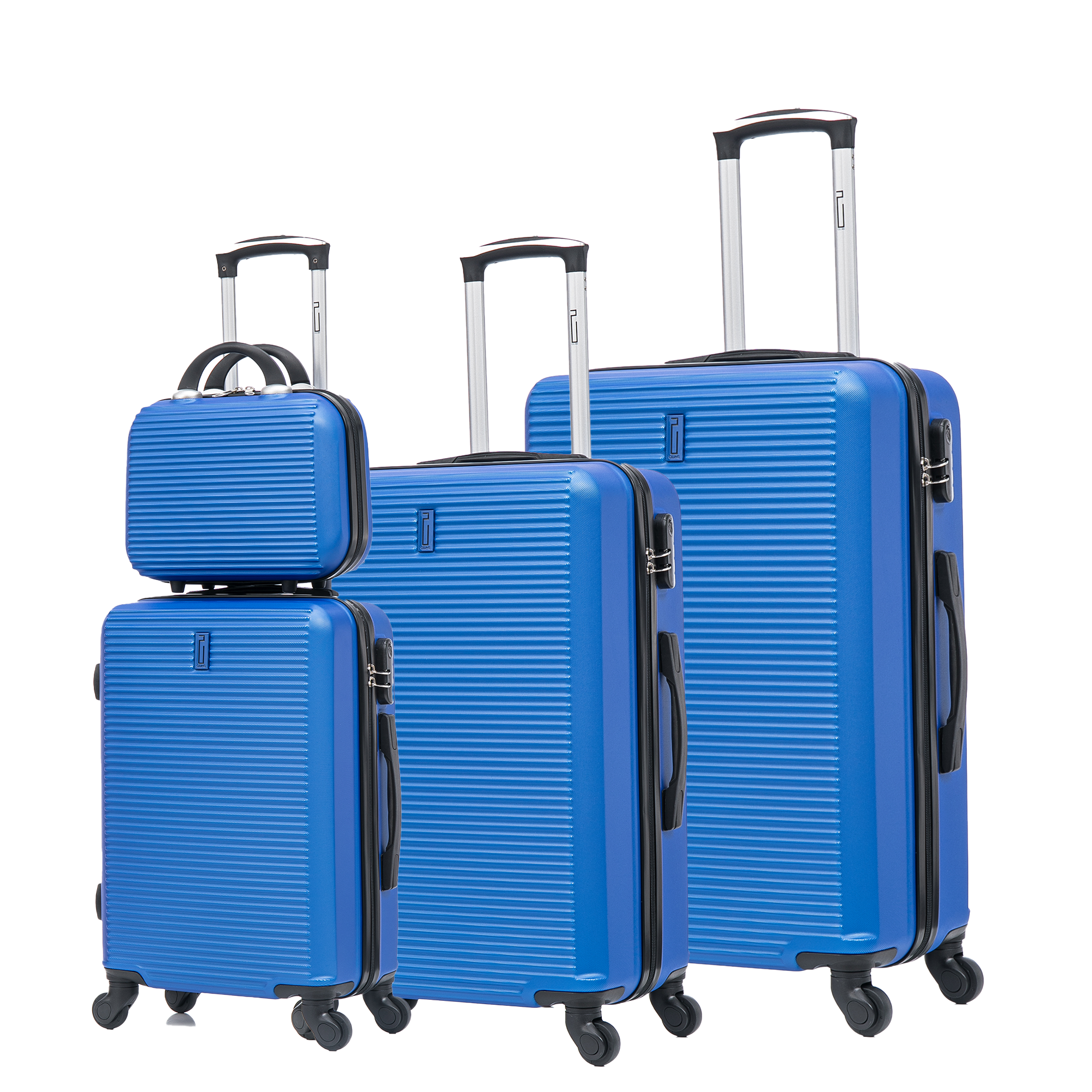 4-piece Weekend suitcase set (cabin, medium, large + vanity)