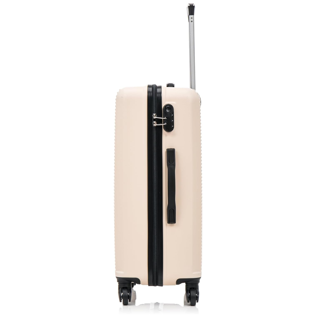 Set De Valise 3 pièces Week-end – Valise Cabine | Valise Moyenne | Valise Grande – Beige - Celims France