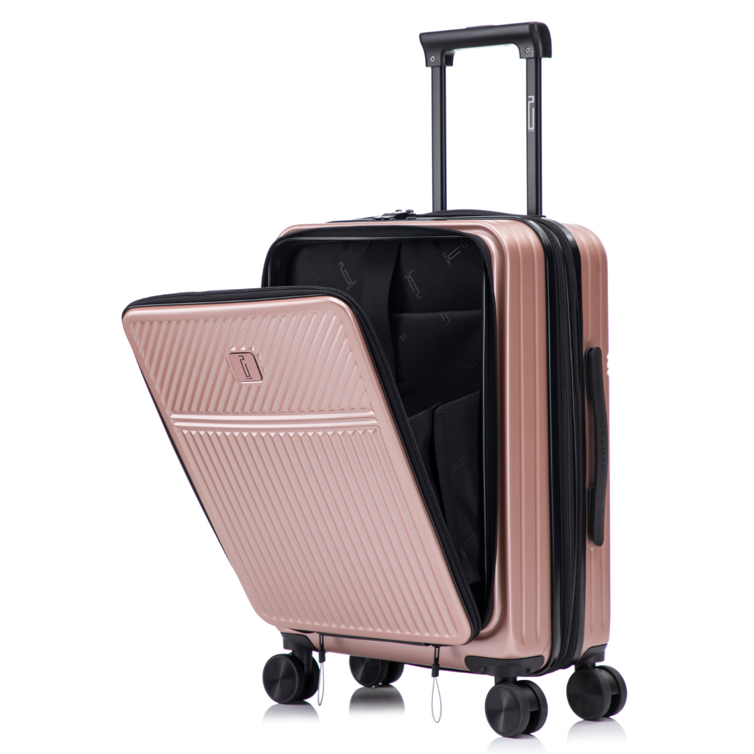 Valise Cabine 58 cm ABS – Front Opening - Extensible & Serrure TSA