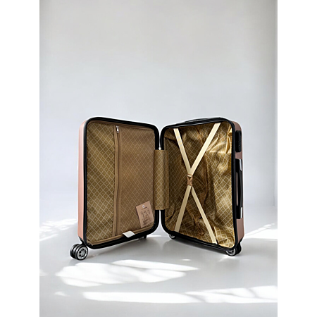 Valise Moyenne 65cm Voyageur Parisien | Cadenas | Double Roulettes | Légère et Rigide |