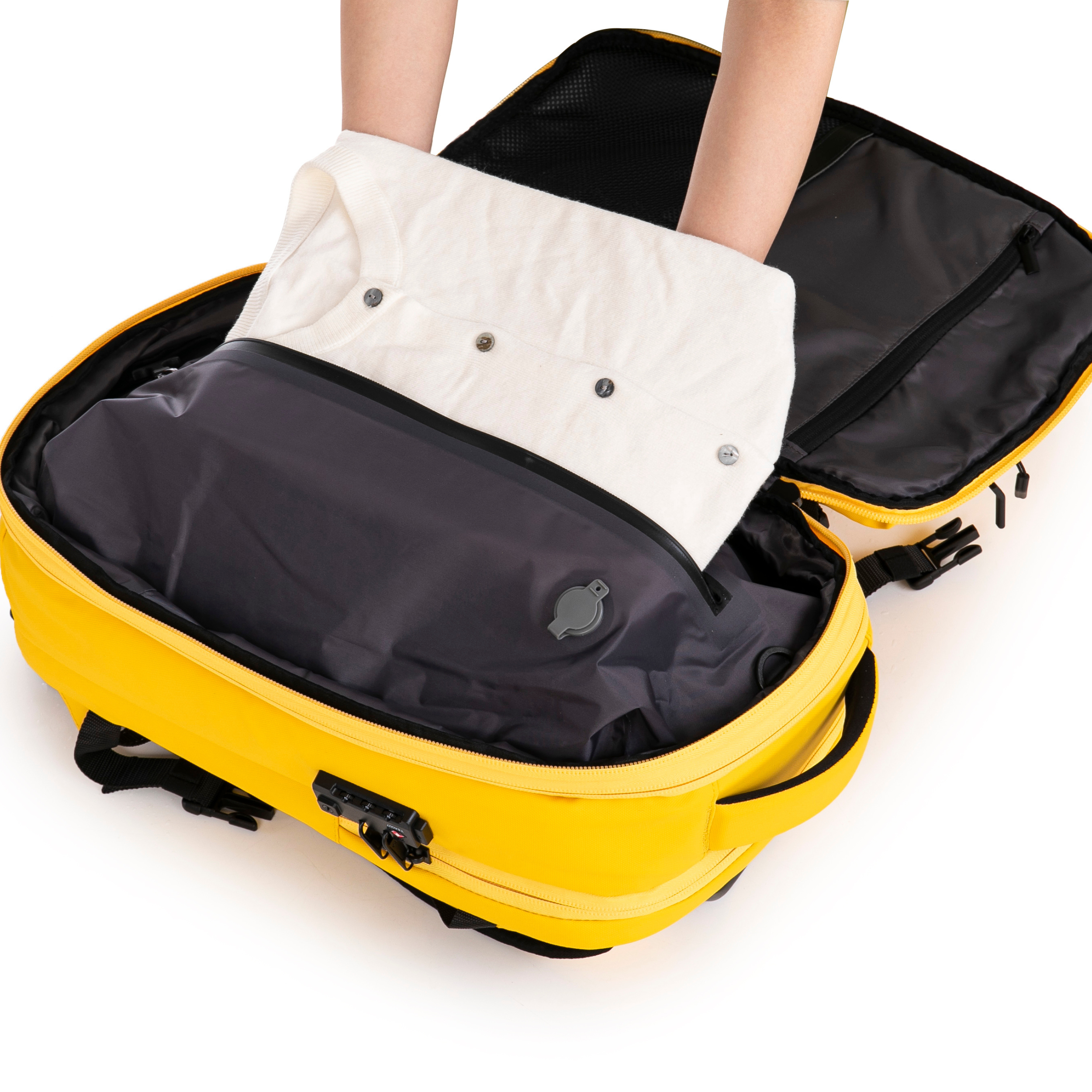 Mochila Compresible V2 – Con o sin bomba, bolsa de compresión incluida