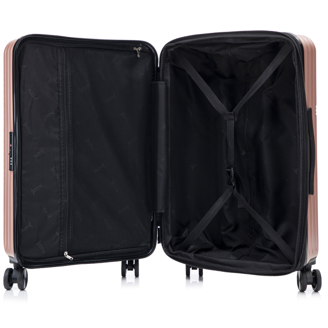 Valise Cabine 58 cm ABS – Front Opening - Extensible & Serrure TSA