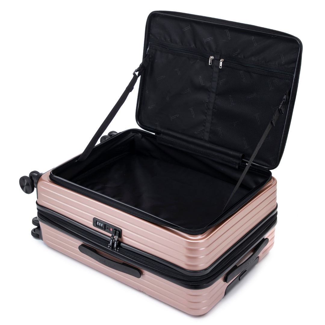 Valise Cabine 58 cm ABS – Front Opening - Extensible & Serrure TSA
