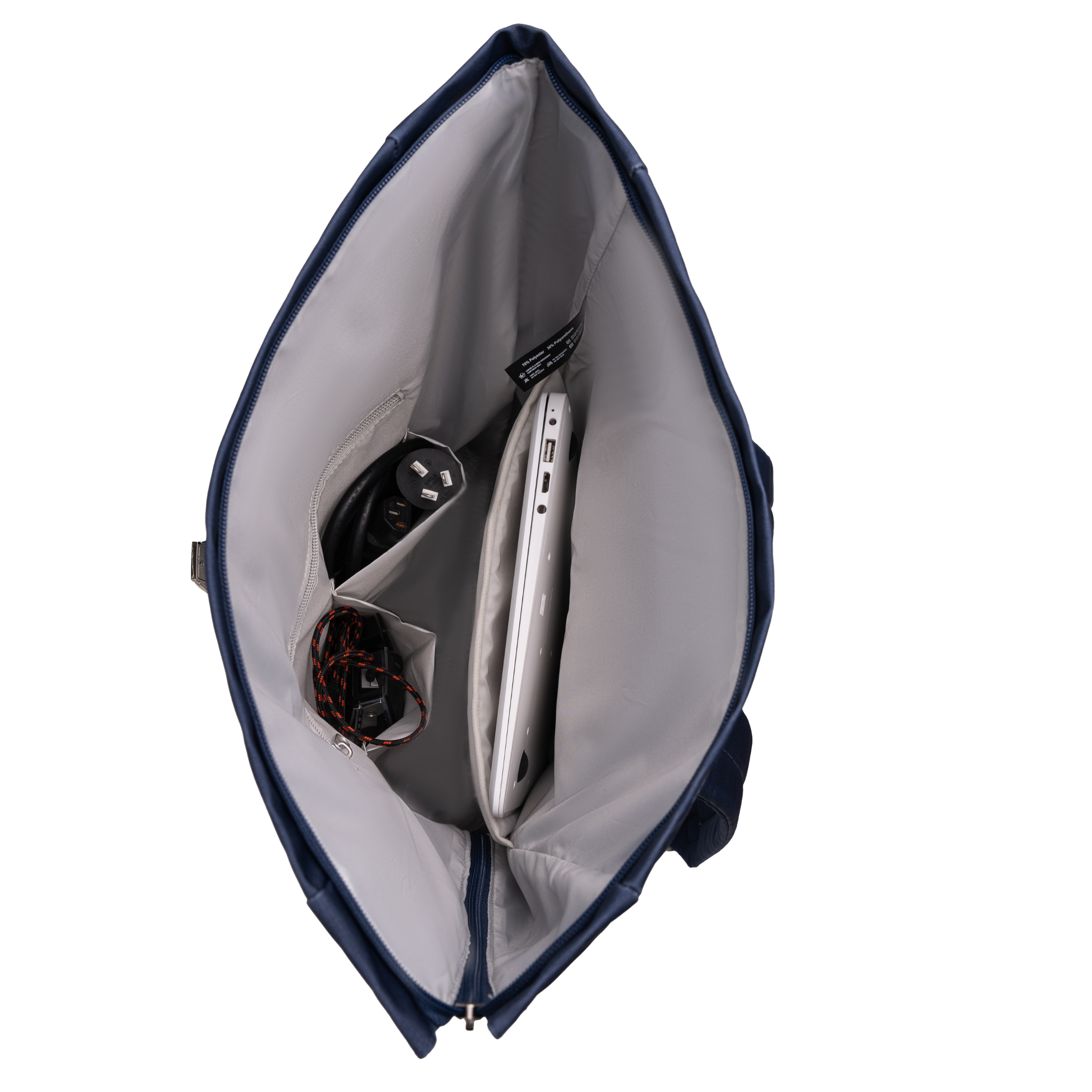 Mochila enrollable CELIMS - Equipaje de mano 40x30x20cm - Impermeable y ultrarresistente - Gris