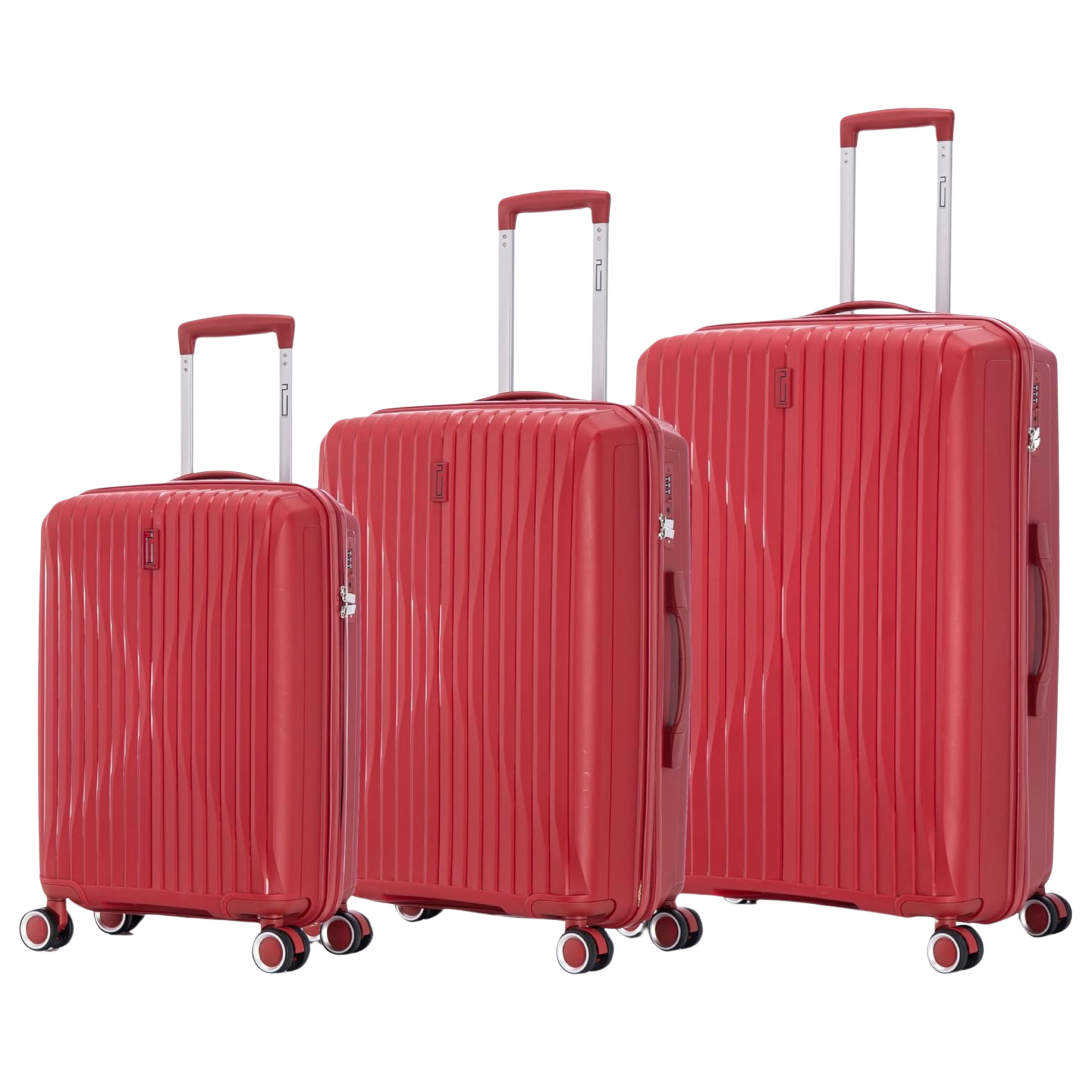 SET - 3er-Set Koffer - Polypropylen (XL-75cm) (L-65cm) (S-55cm)