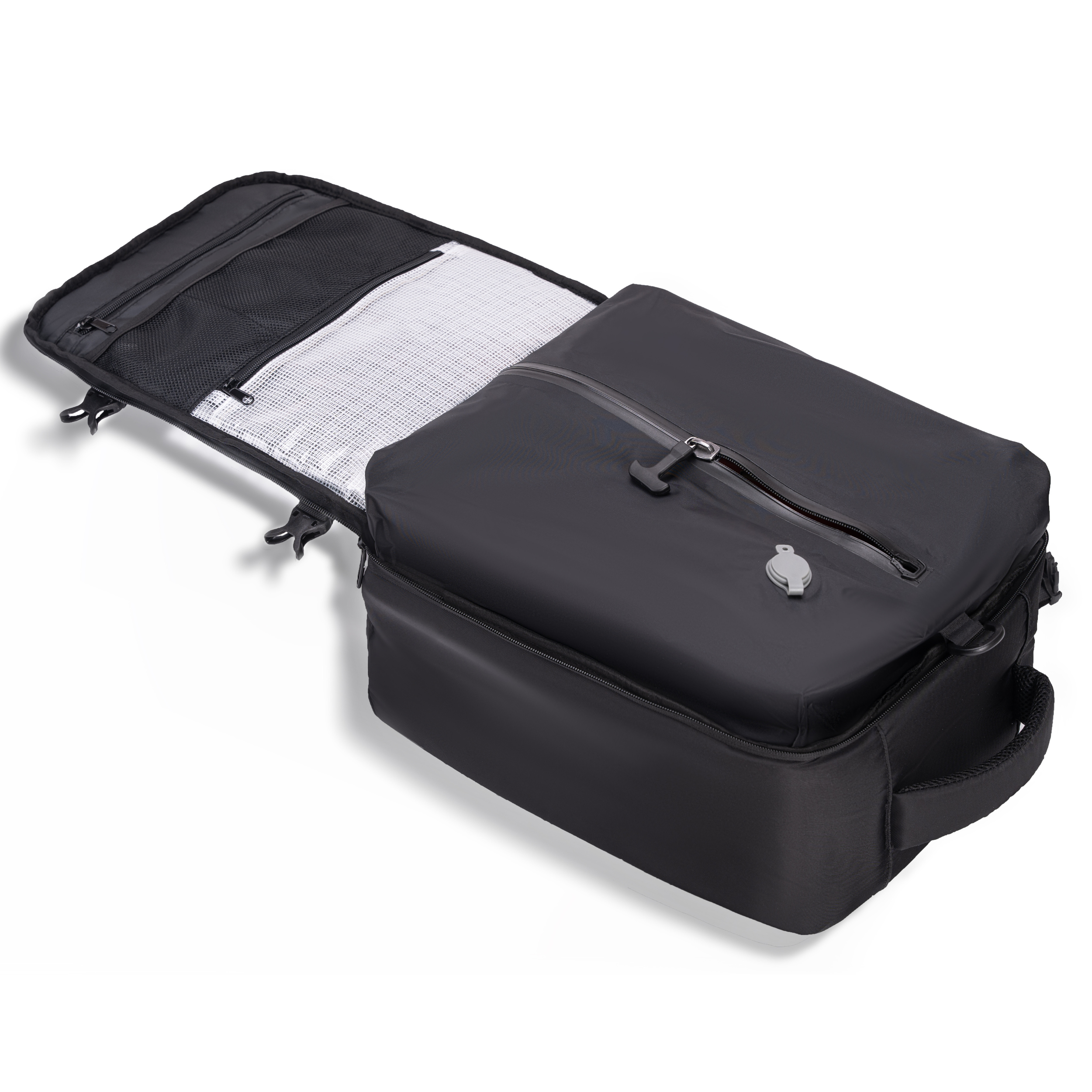 Mochila CELIMS sellada al vacío 40x30x20 - Equipaje de mano - Impermeable - Negra