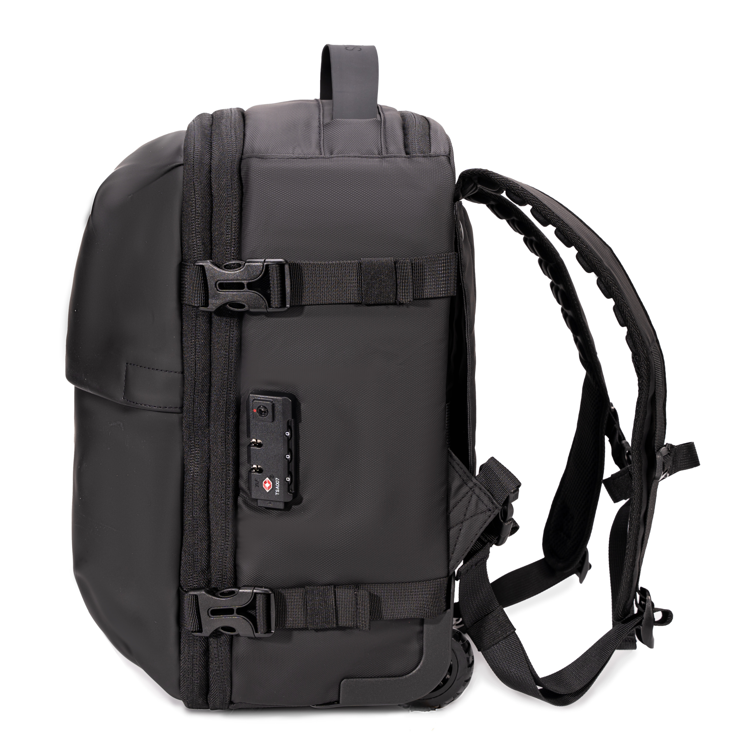AirPlus Trolley – Sac à Dos Sous Vide 40x30x20 CELIMS avec Roues - Bagage à Main - Imperméable - Compartiment Ordinateur Amovible