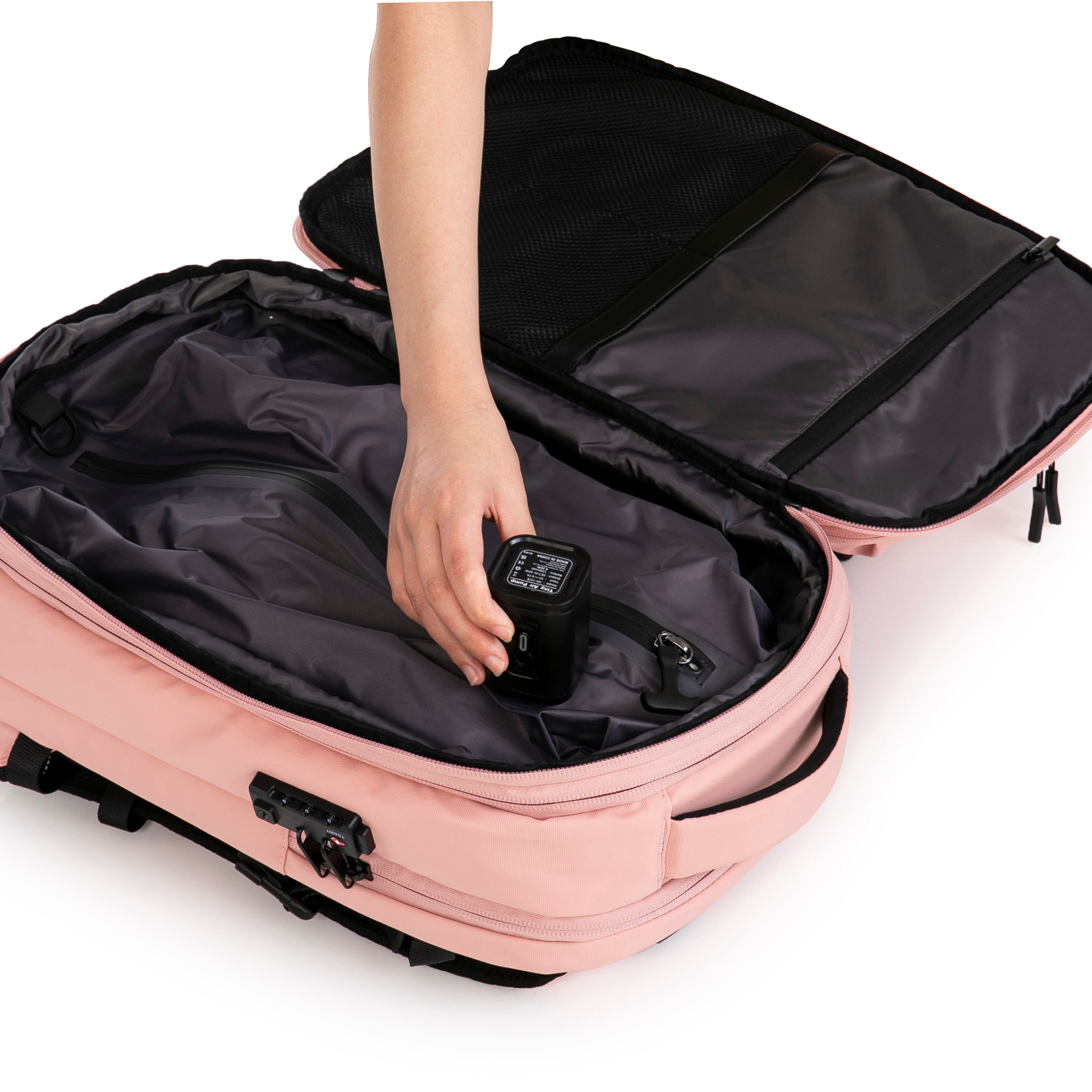 Mochila Compresible V2 – Con o sin bomba, bolsa de compresión incluida