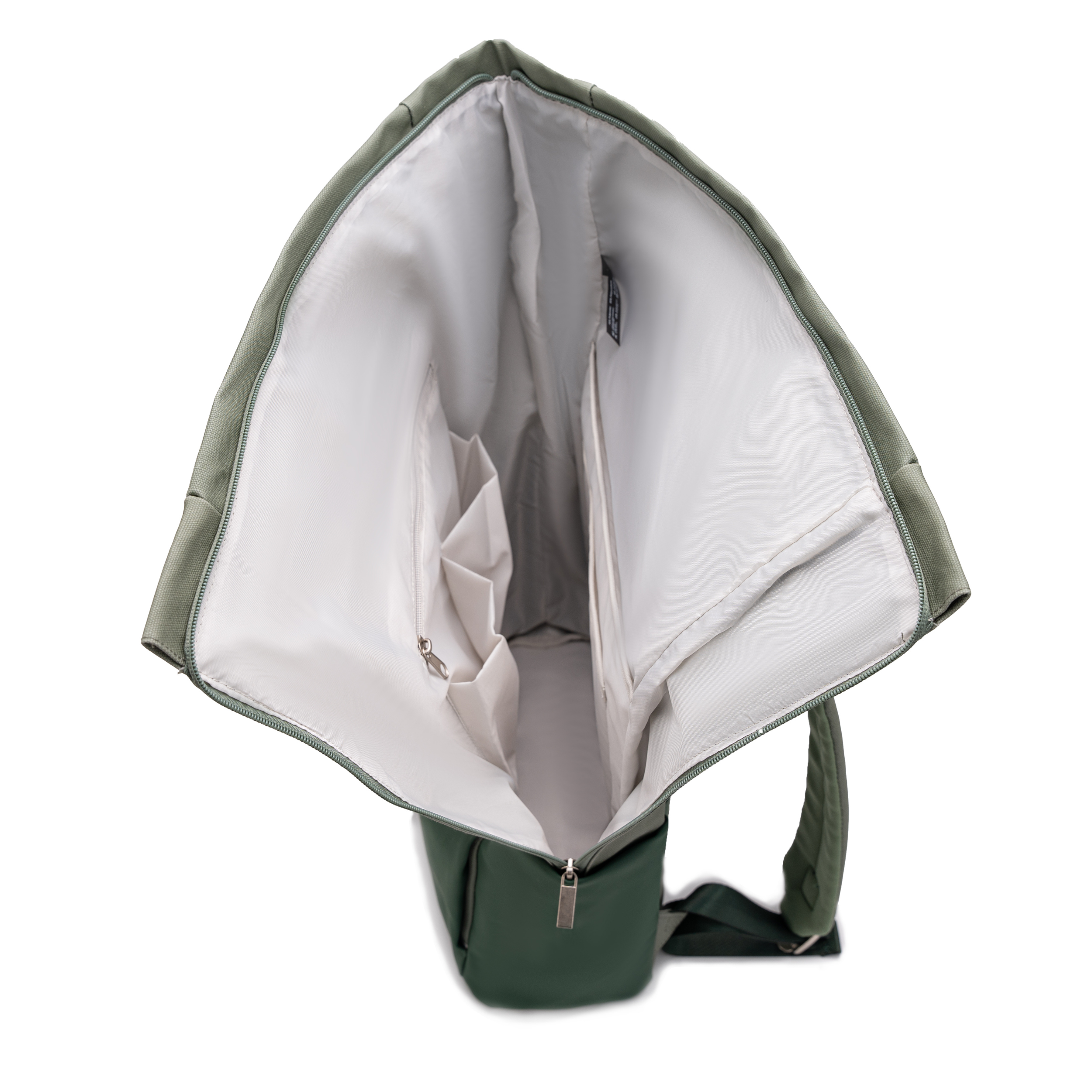 Mochila enrollable CELIMS - Equipaje de mano 40x30x20cm - Impermeable y ultrarresistente - Verde