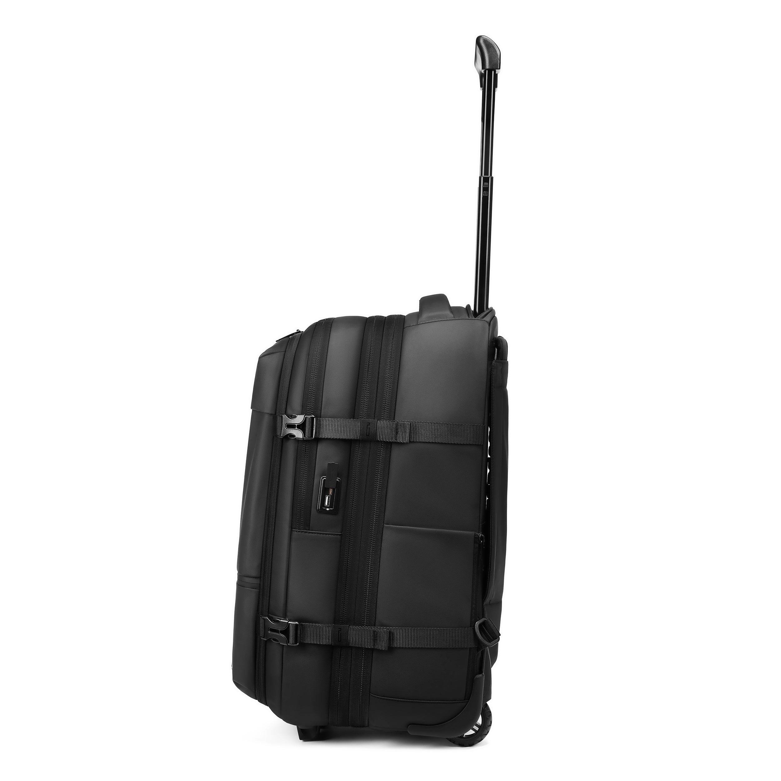 Valise Sac à Dos Sous Vide | Sac à Dos de Voyage | Imperméable | Noir