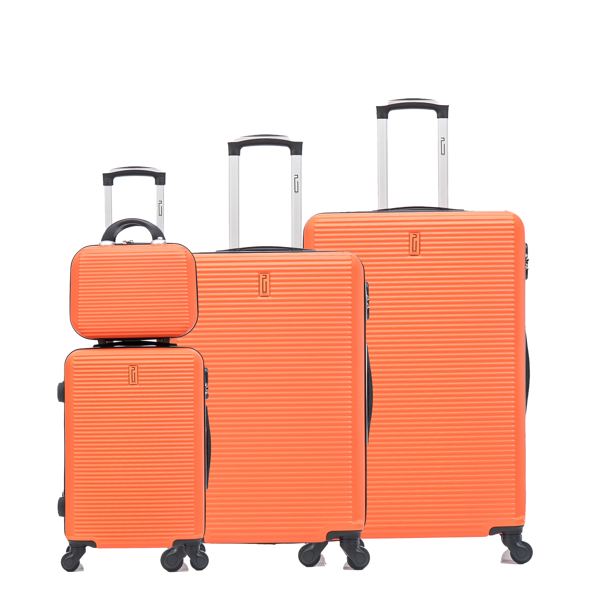4-piece Weekend suitcase set (cabin, medium, large + vanity)