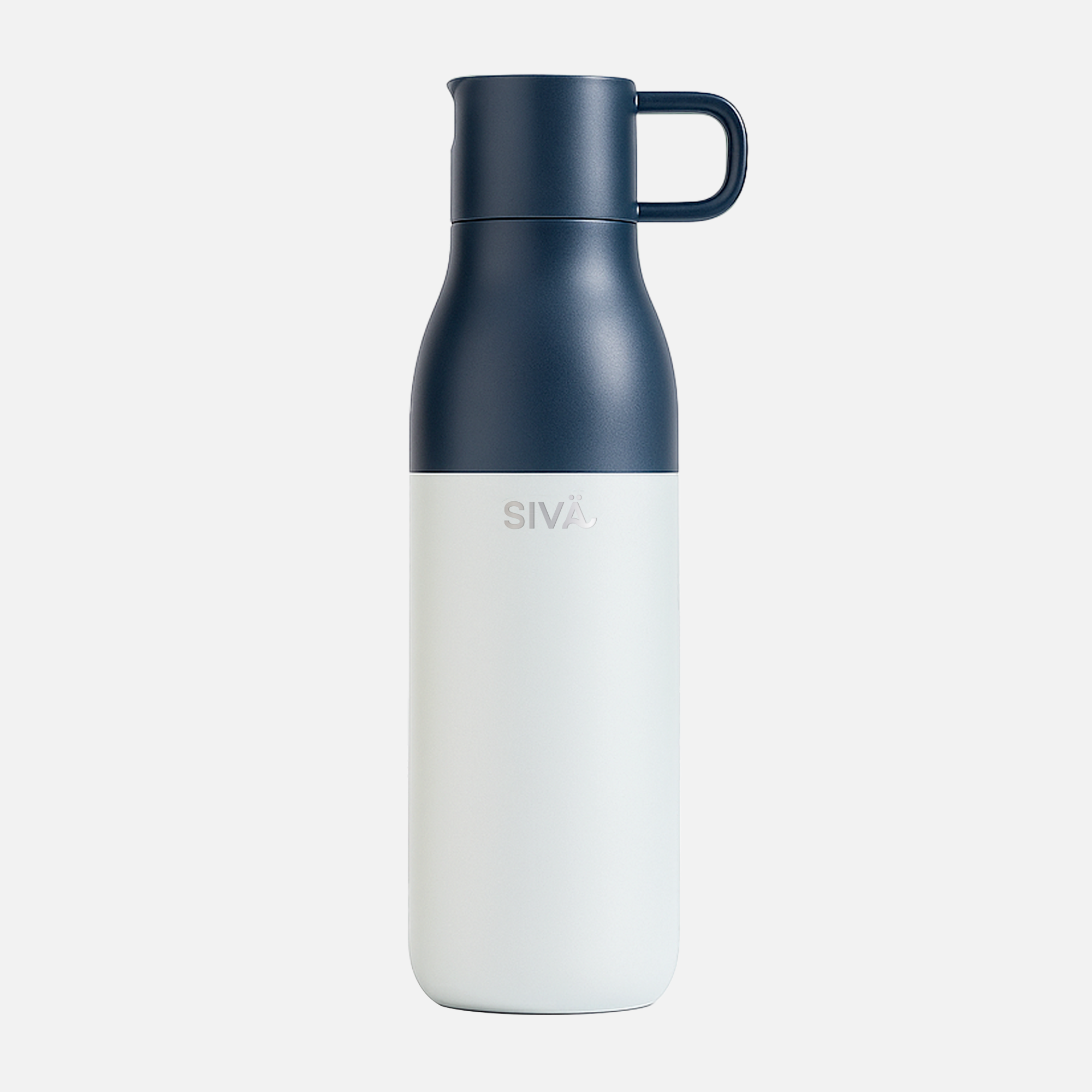 SIVÄ – 740 ml Edelstahl-Isolierflasche | 100 % auslaufsicher mit Aktivkohlefilter | BPA-frei