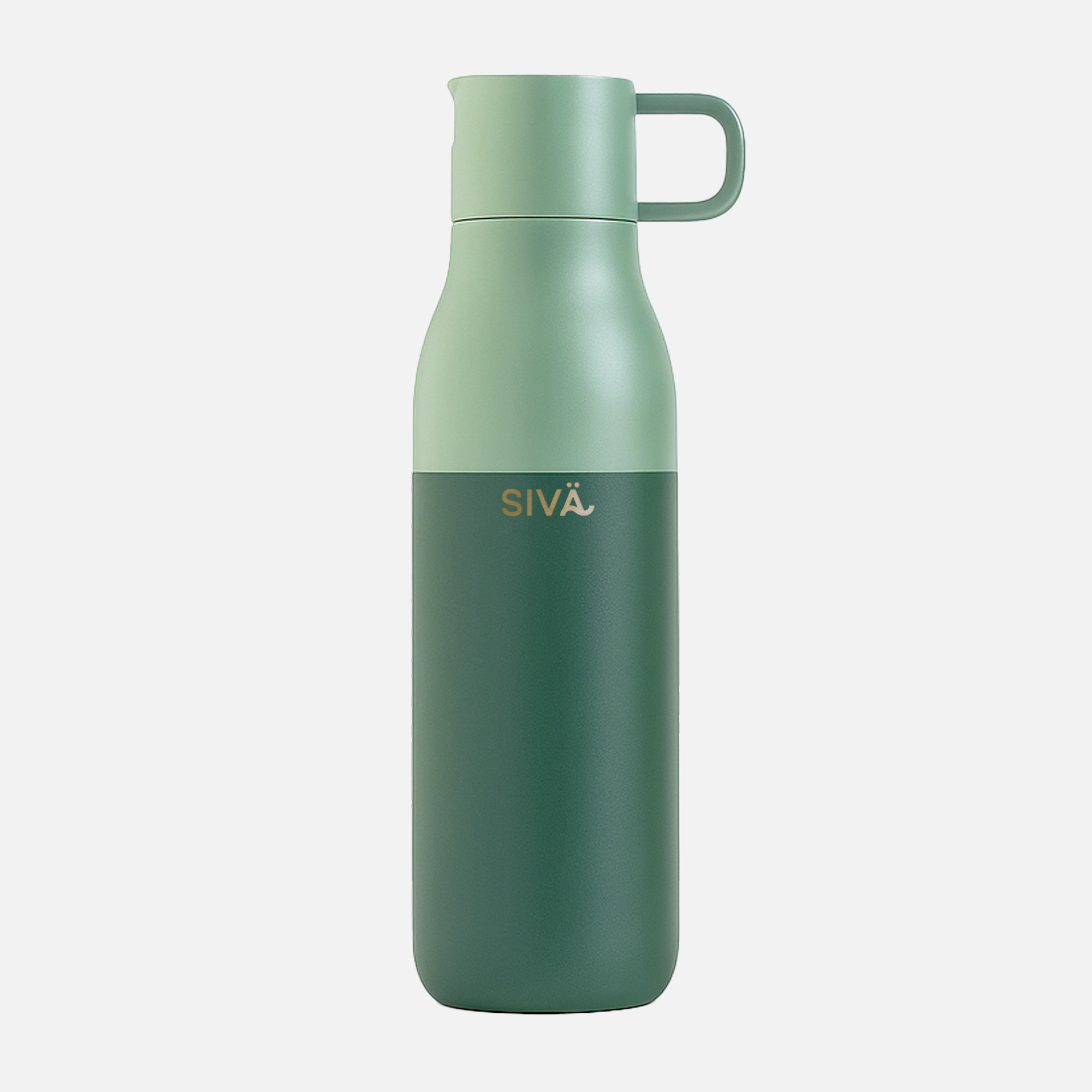 SIVÄ – Gourde Isotherme Inox 740ml | 100% Étanche avec Filtre Charbon Actif | Sans BPA