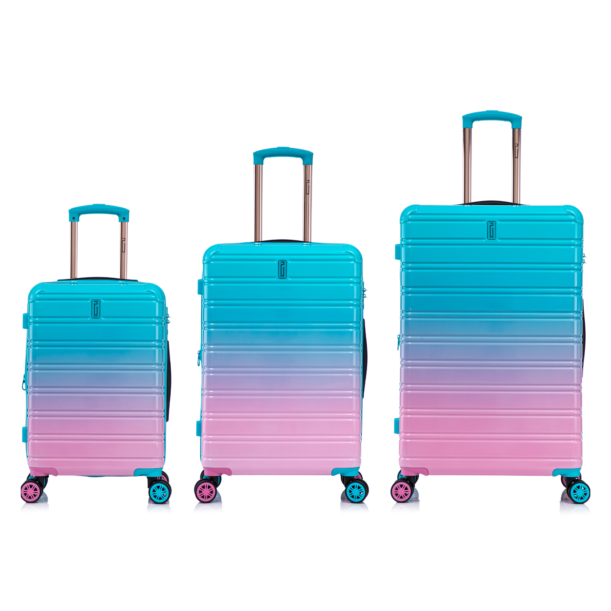 SET - 3er-Set Koffer - Polycarbonat (XL-75cm) (L-65cm) (S-55cm)