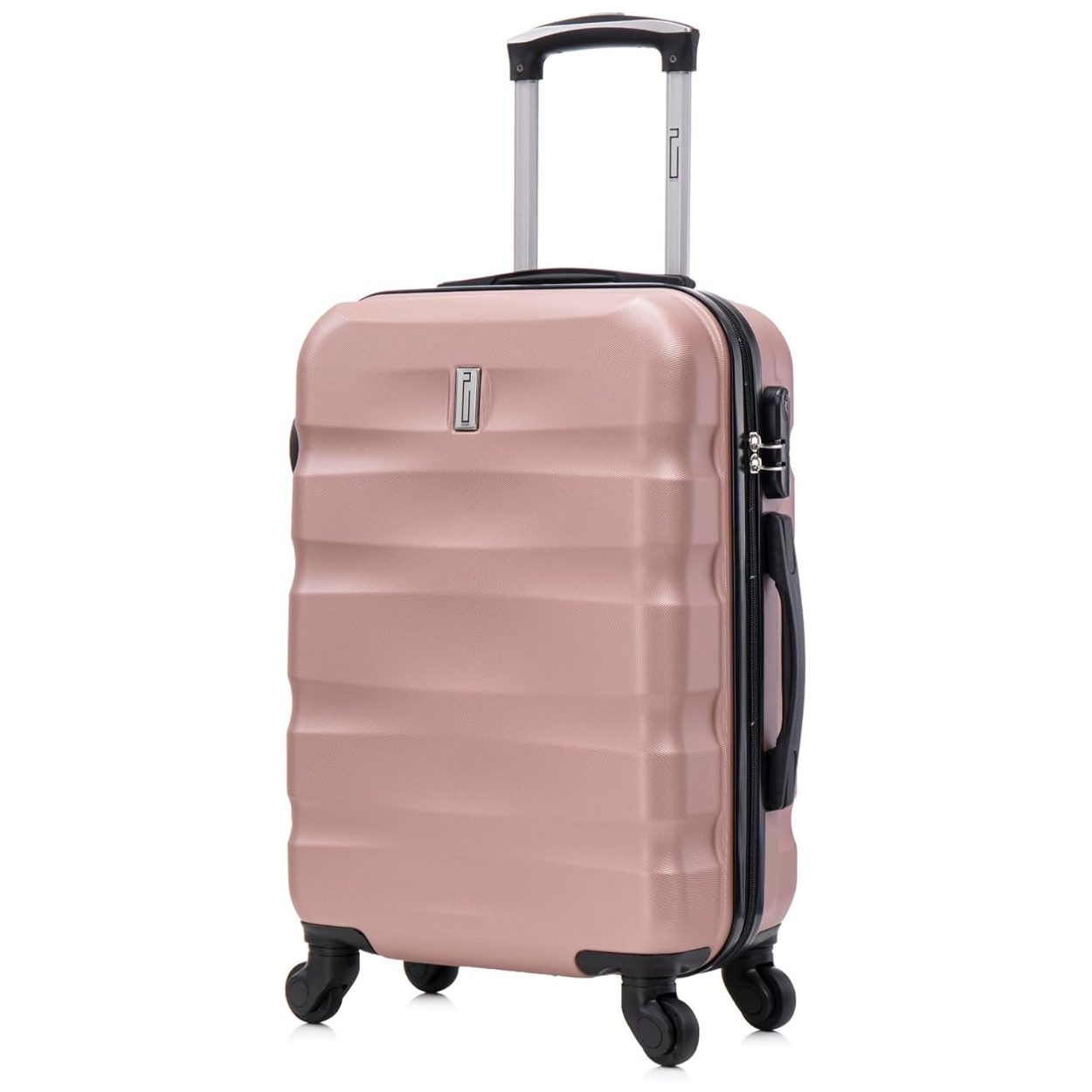Set Valise 5 pièces AeroWave  | Valise Cabine | Valise Moyenne | Valise Grande | 2x Vanity – Rose Gold - Celims France