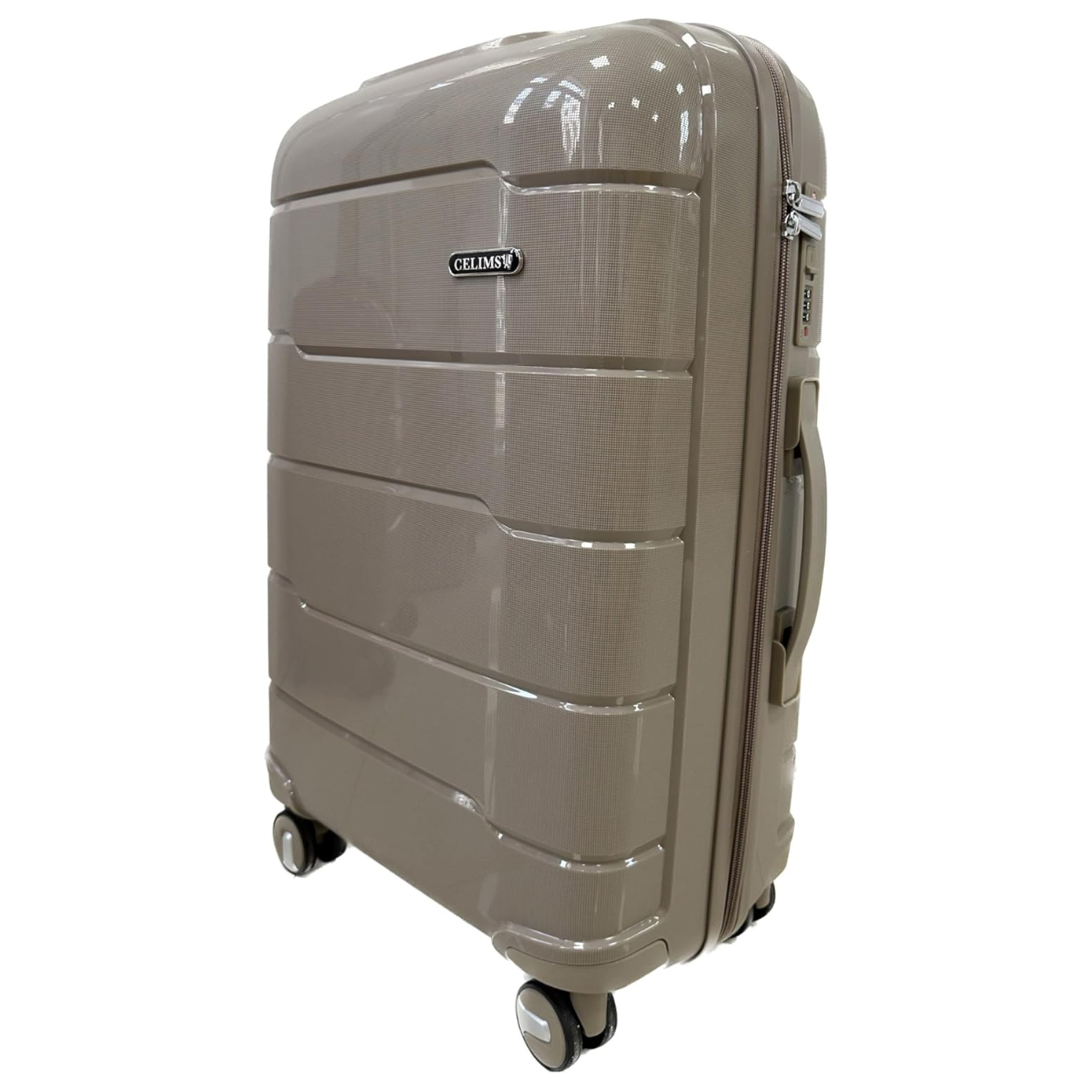 Valise_Moyenne_Polypropylene_Valise_20_kg_65x40x25_Champagne_-_Celims_France