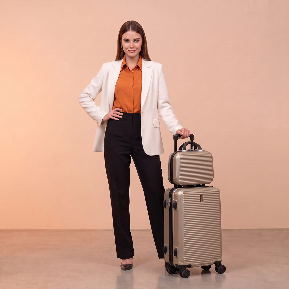Maleta de cabina y neceser ABS - S (55cm) (30cm)